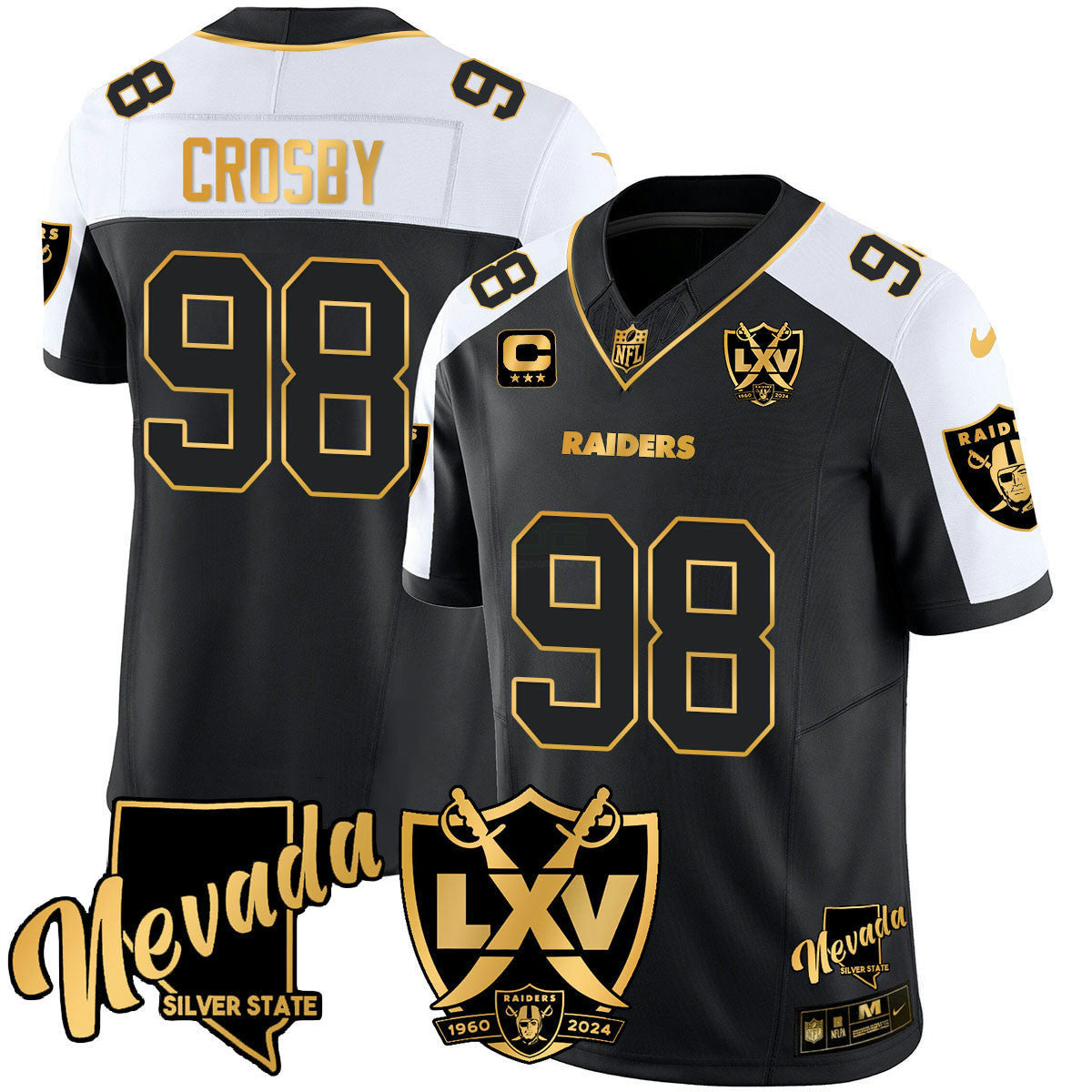 Camisa NFL Men’s 2024 Dourada Vapor Limited Jersey – 65th Anniversary
