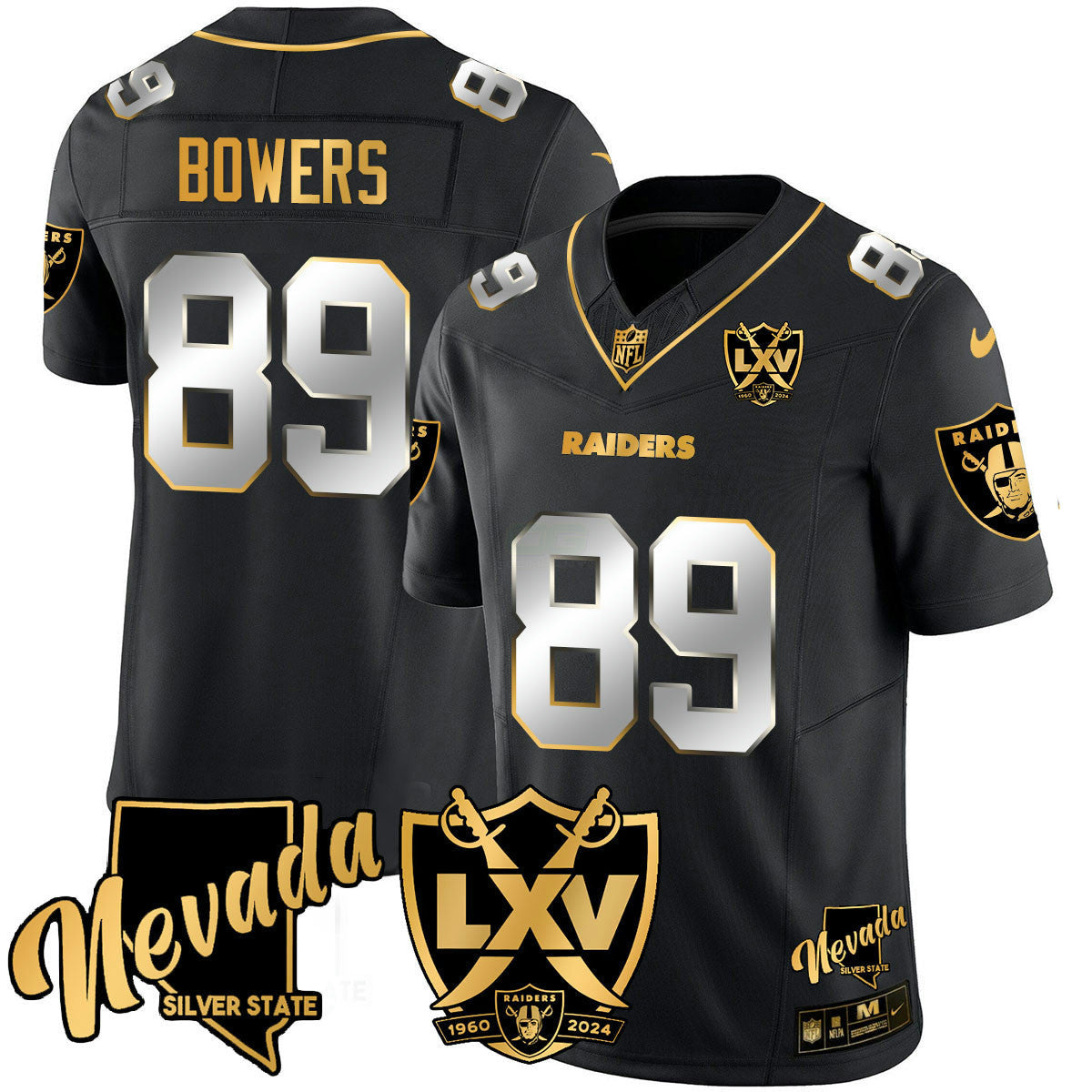 Camisa NFL Men’s 2024 Dourada Vapor Limited Jersey – 65th Anniversary