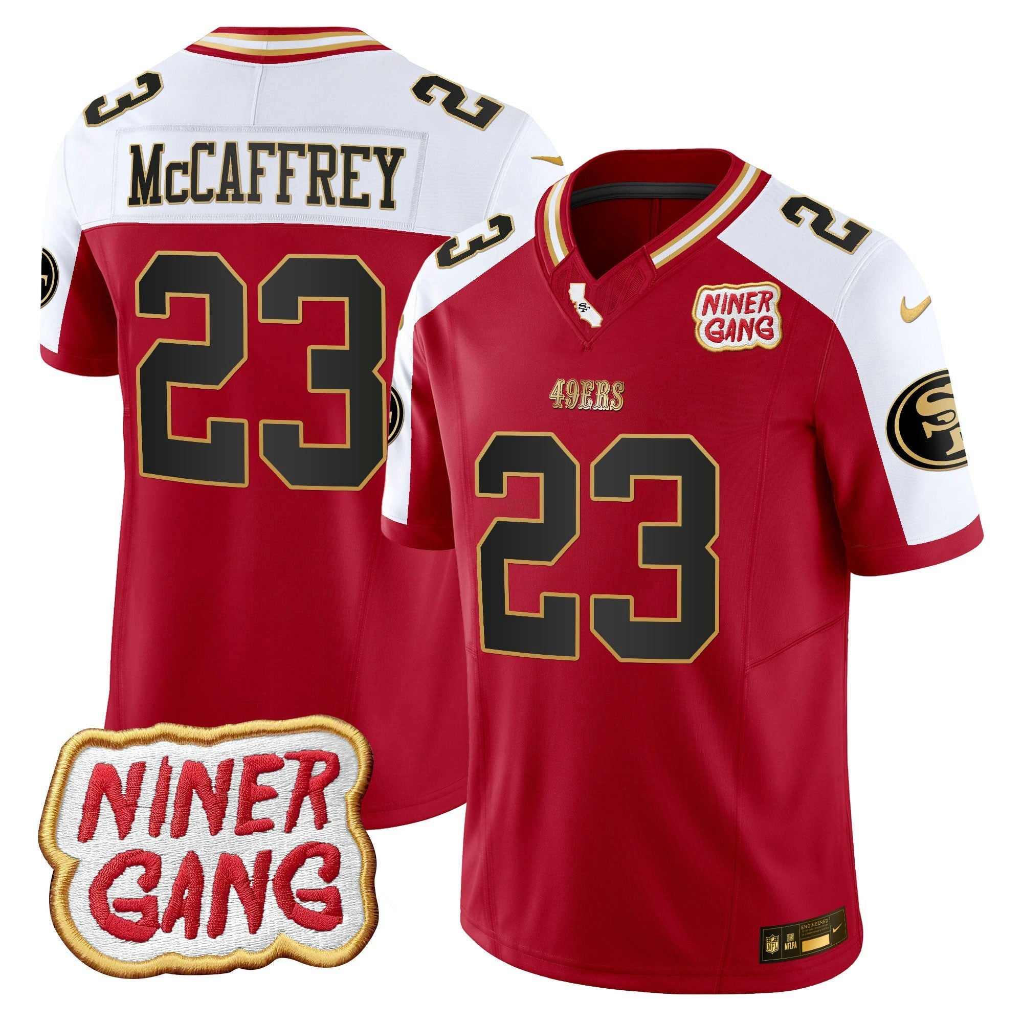 Camisa NFL Men’s 2024 Niner Gang Patch Vapor Jersey