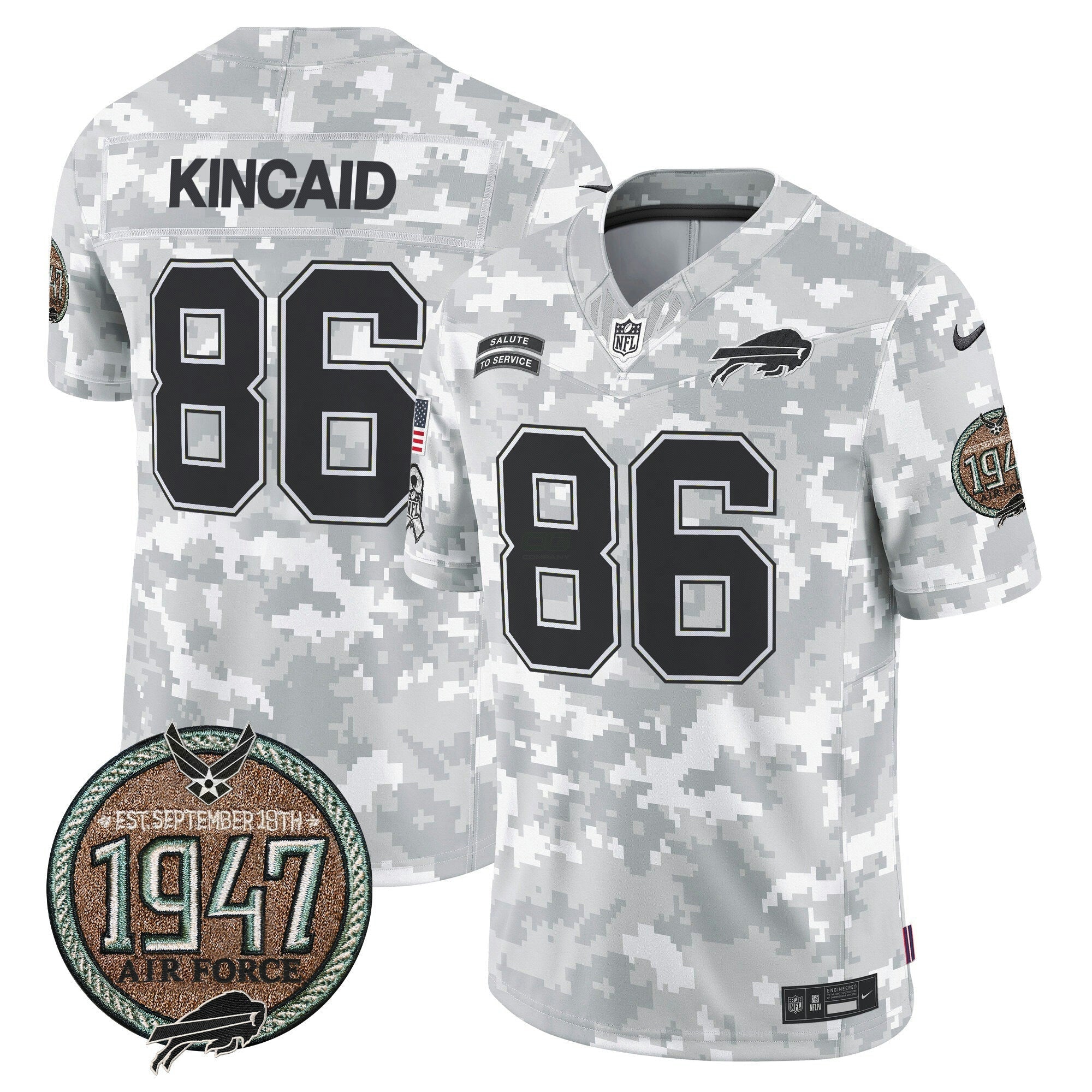 Camisa NFL Men’s 2024 Salute to Service Establishment Year Patch Vapor Limited Jersey
