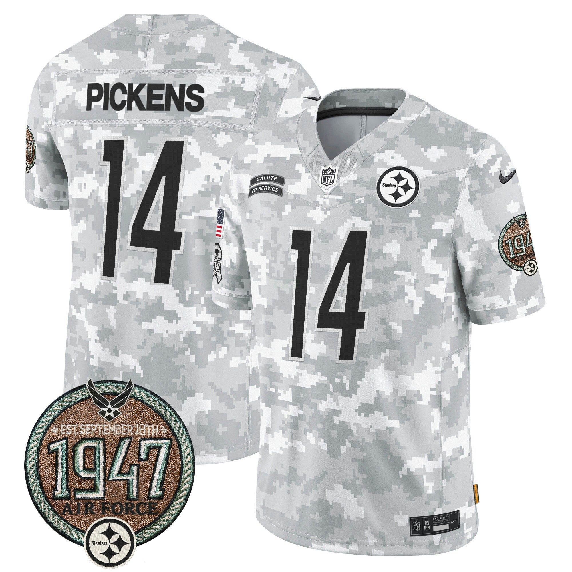 Camisa NFL Men’s 2024 Salute to Service Establishment Year Patch Vapor Limited Jersey