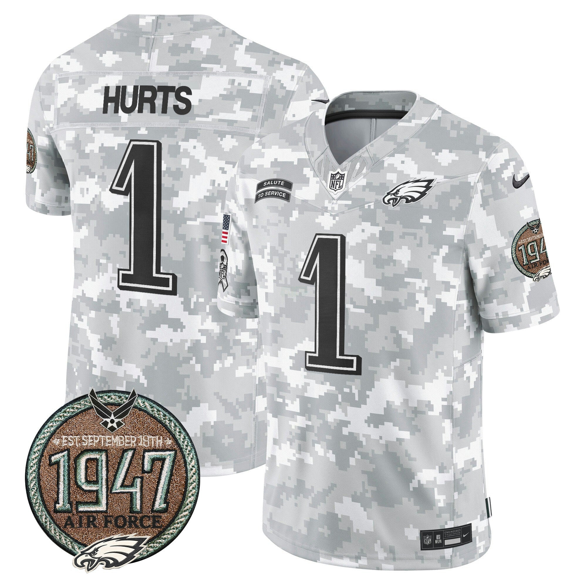 Camisa NFL Men’s 2024 Salute to Service Establishment Year Patch Vapor Limited Jersey