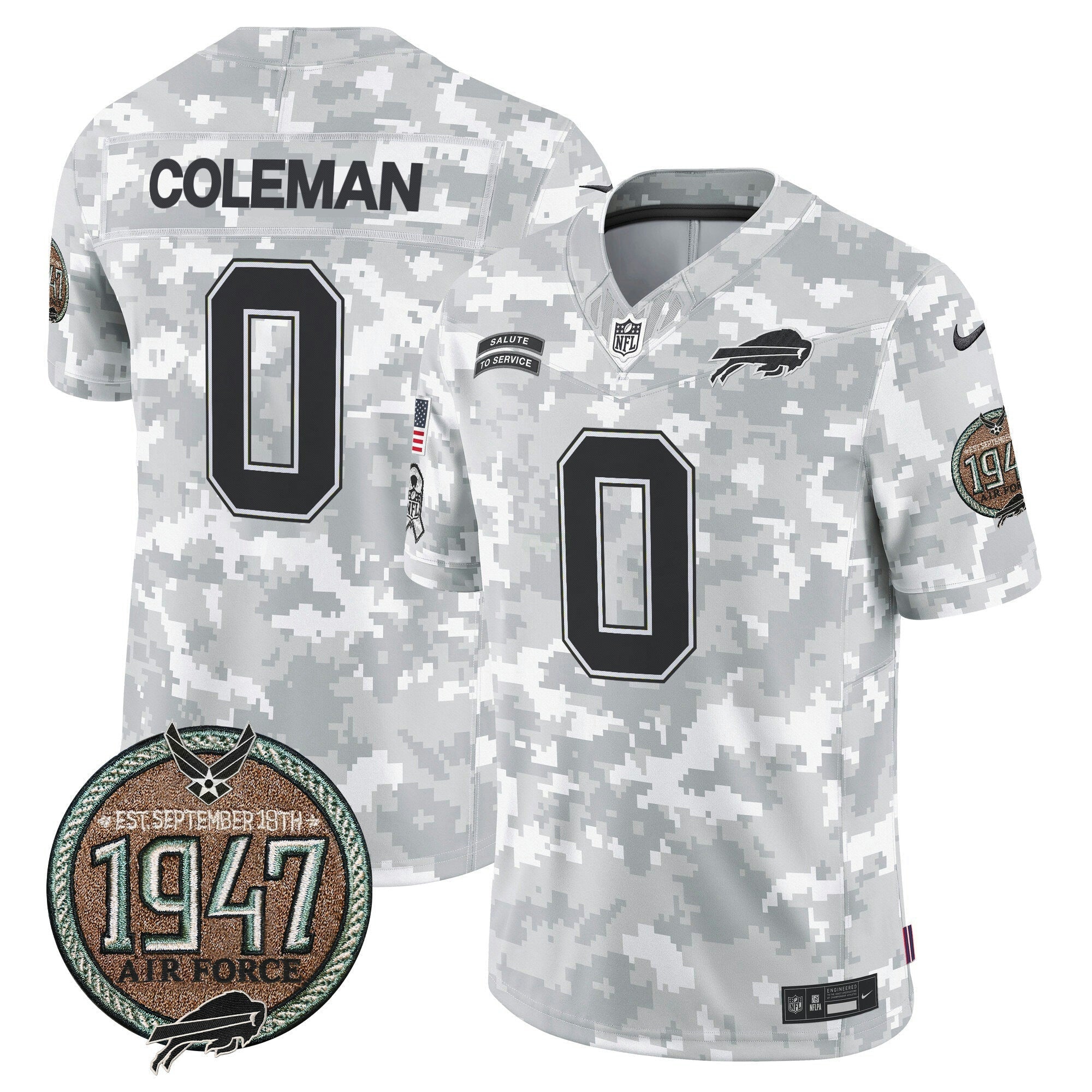Camisa NFL Men’s 2024 Salute to Service Establishment Year Patch Vapor Limited Jersey