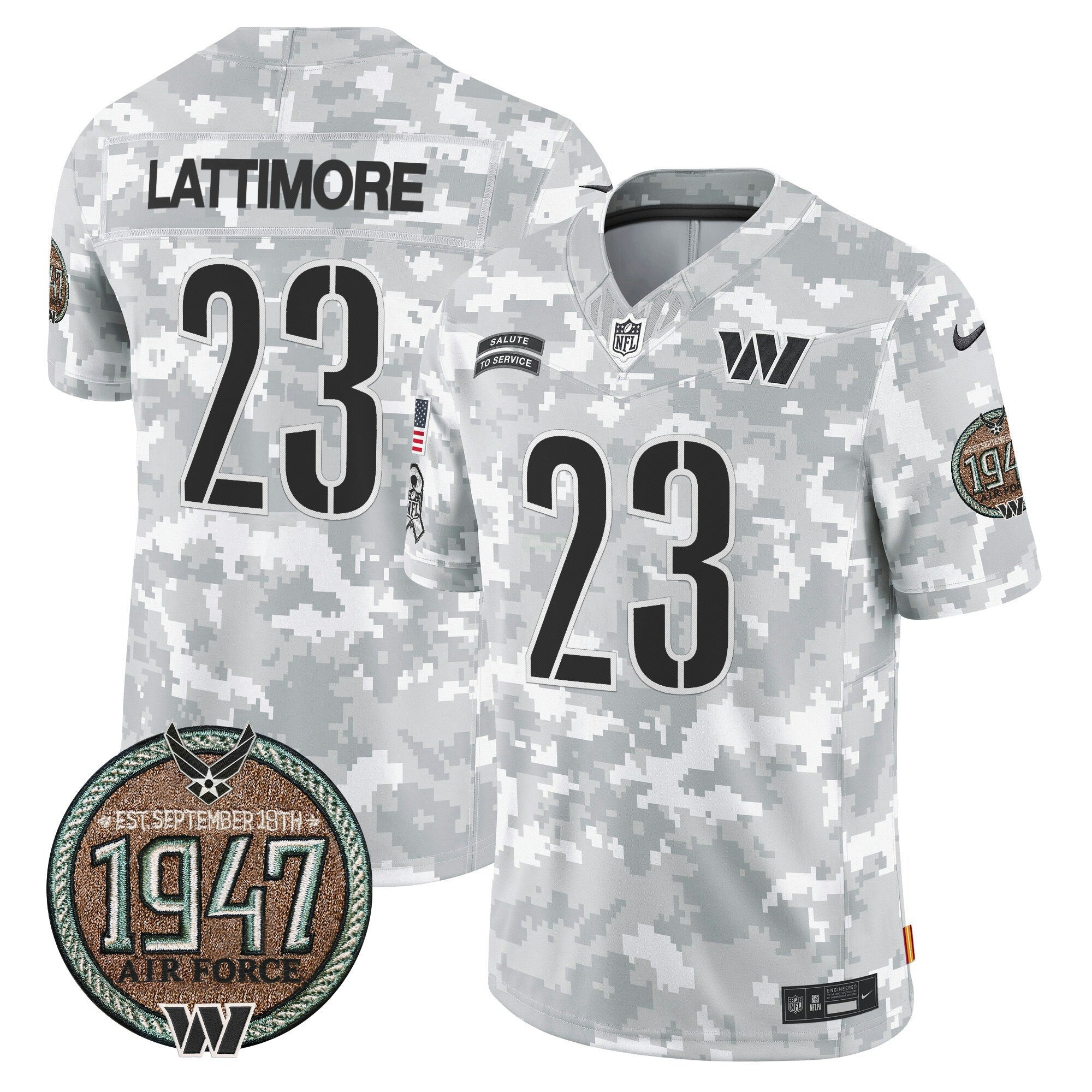 Camisa NFL Men’s 2024 Salute to Service Establishment Year Patch Vapor Limited Jersey