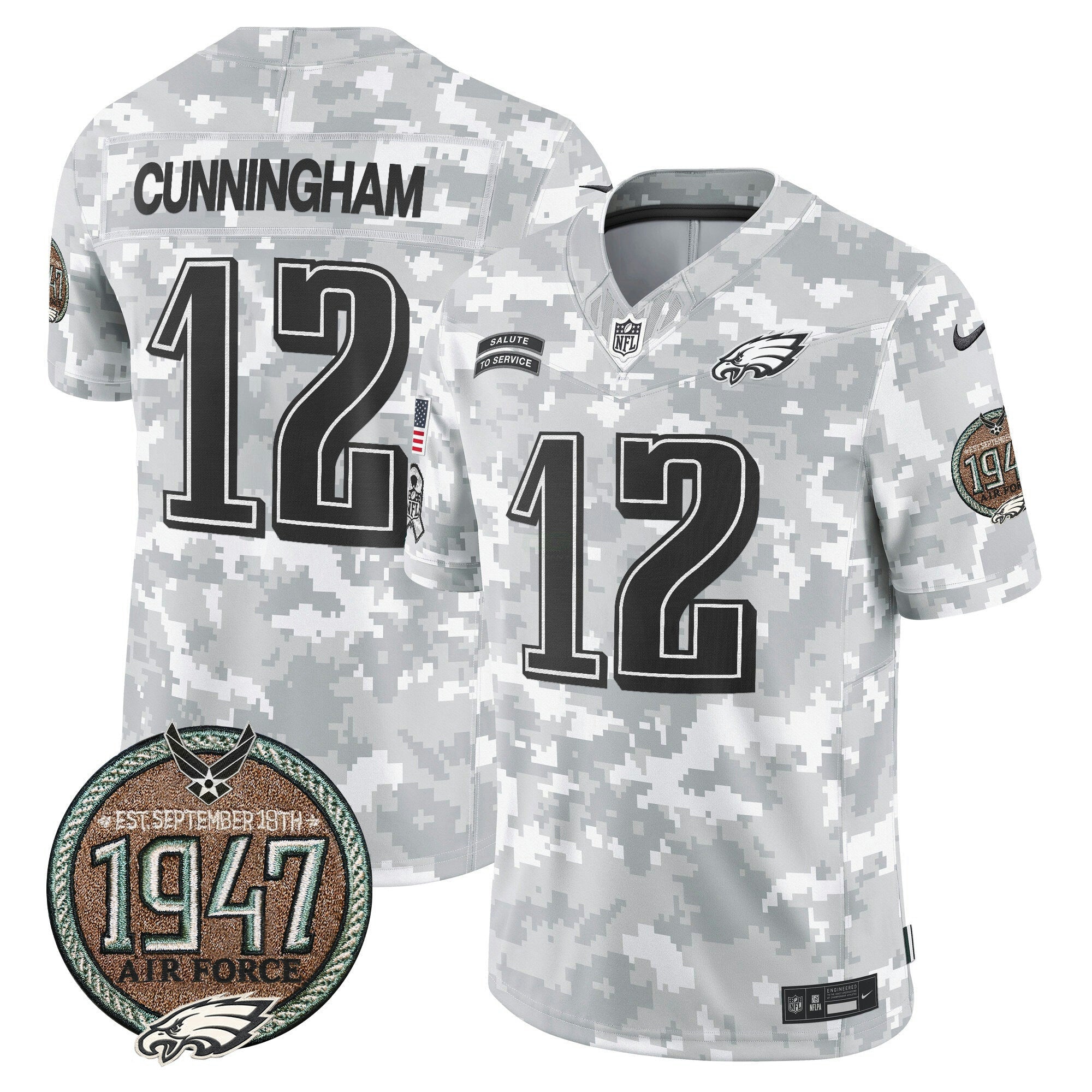 Camisa NFL Men’s 2024 Salute to Service Establishment Year Patch Vapor Limited Jersey