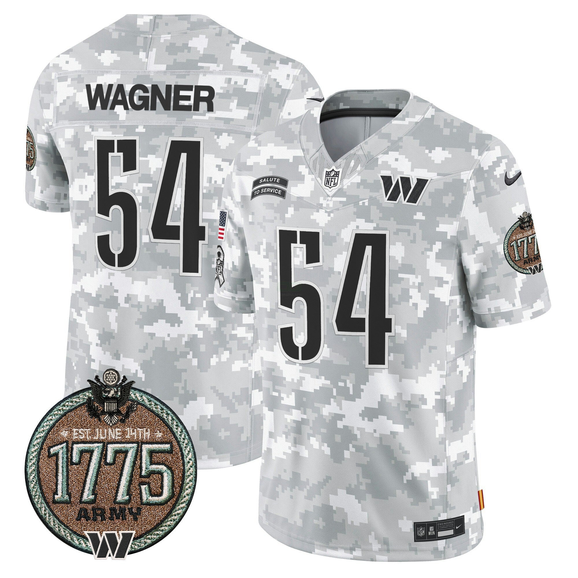 Camisa NFL Men’s 2024 Salute to Service Establishment Year Patch Vapor Limited Jersey