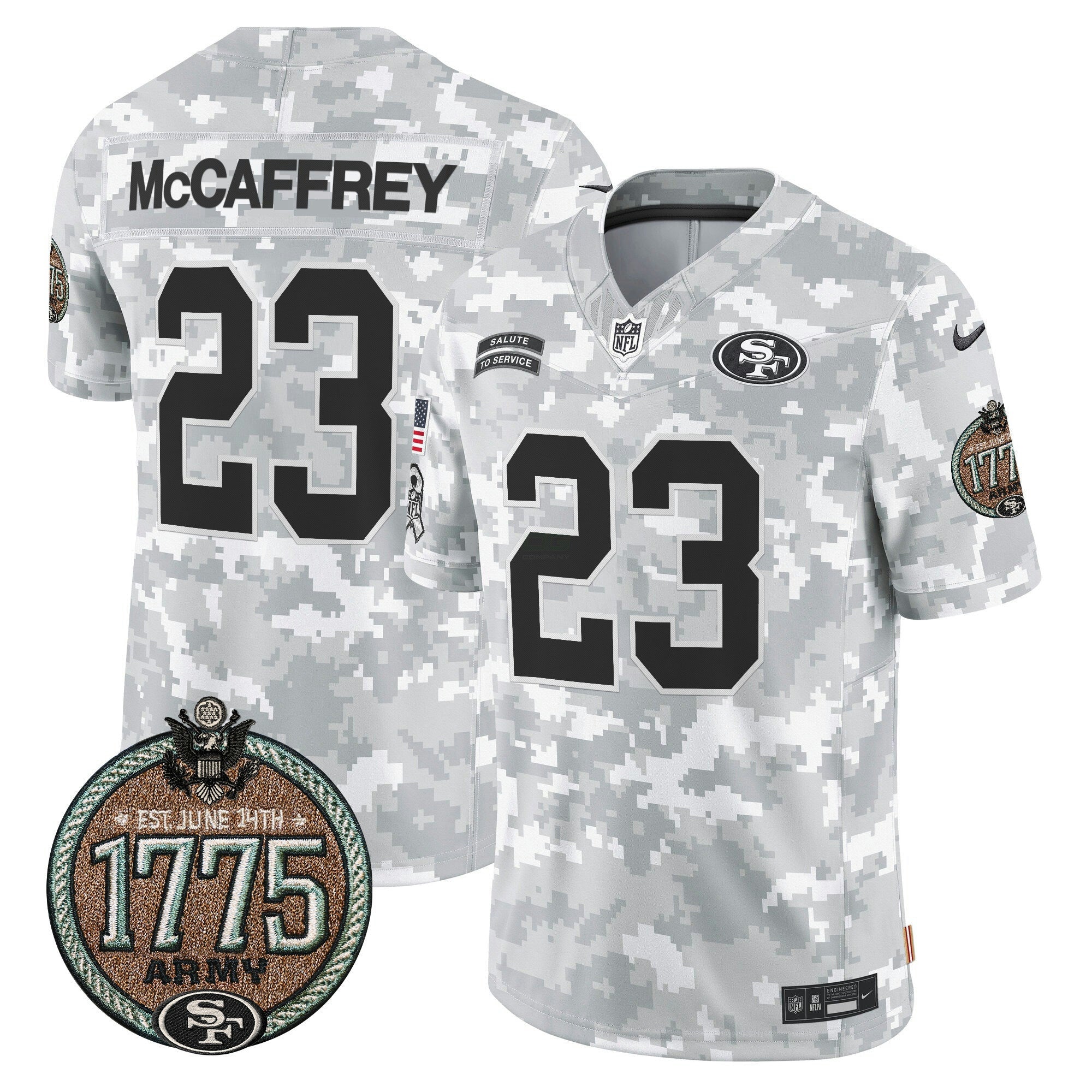 Camisa NFL Men’s 2024 Salute to Service Establishment Year Patch Vapor Limited Jersey