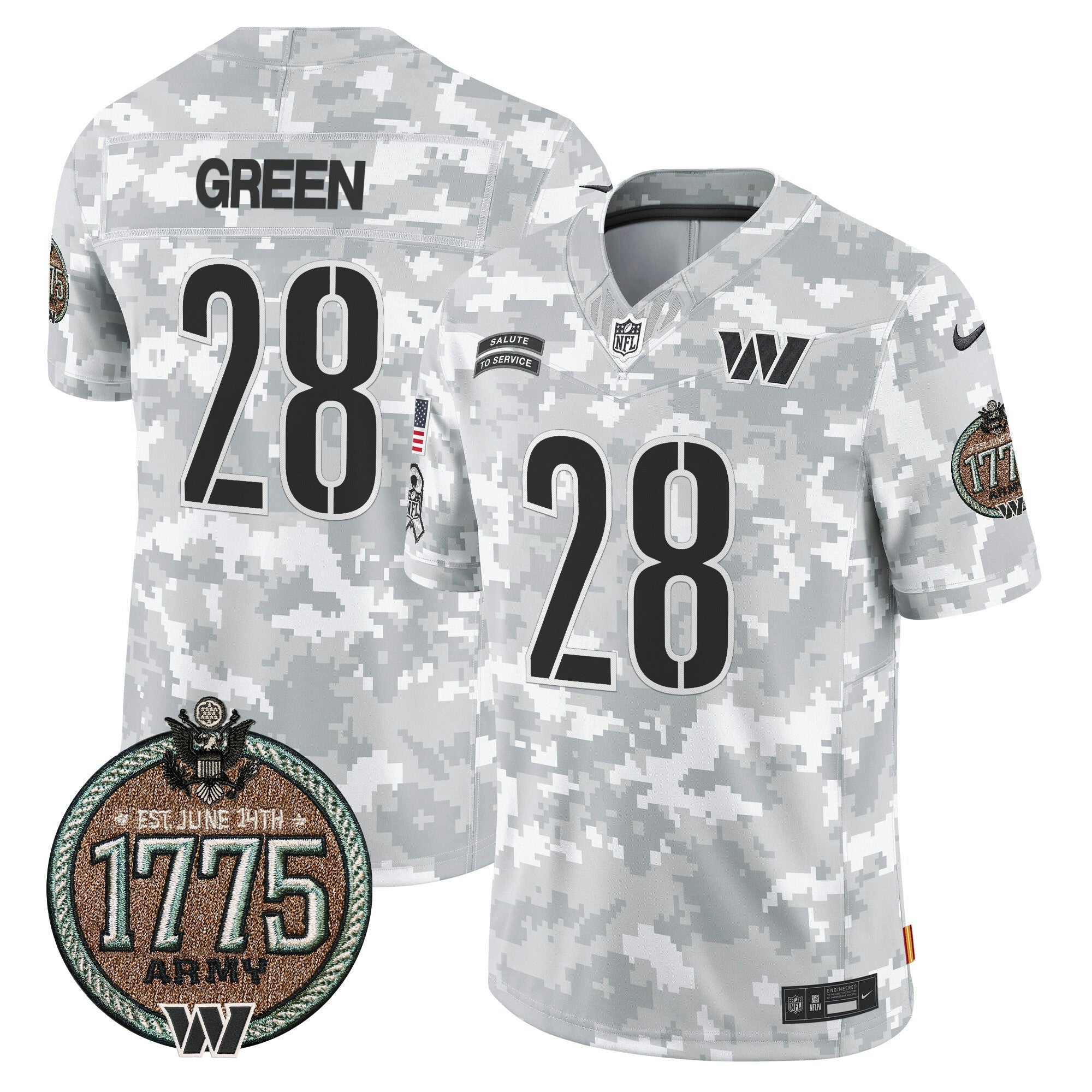 Camisa NFL Men’s 2024 Salute to Service Establishment Year Patch Vapor Limited Jersey