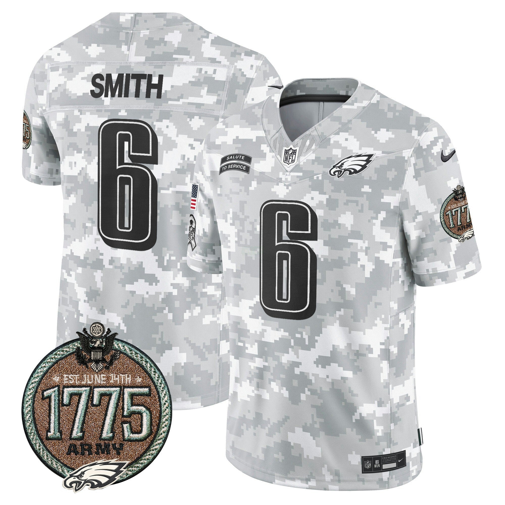 Camisa NFL Men’s 2024 Salute to Service Establishment Year Patch Vapor Limited Jersey