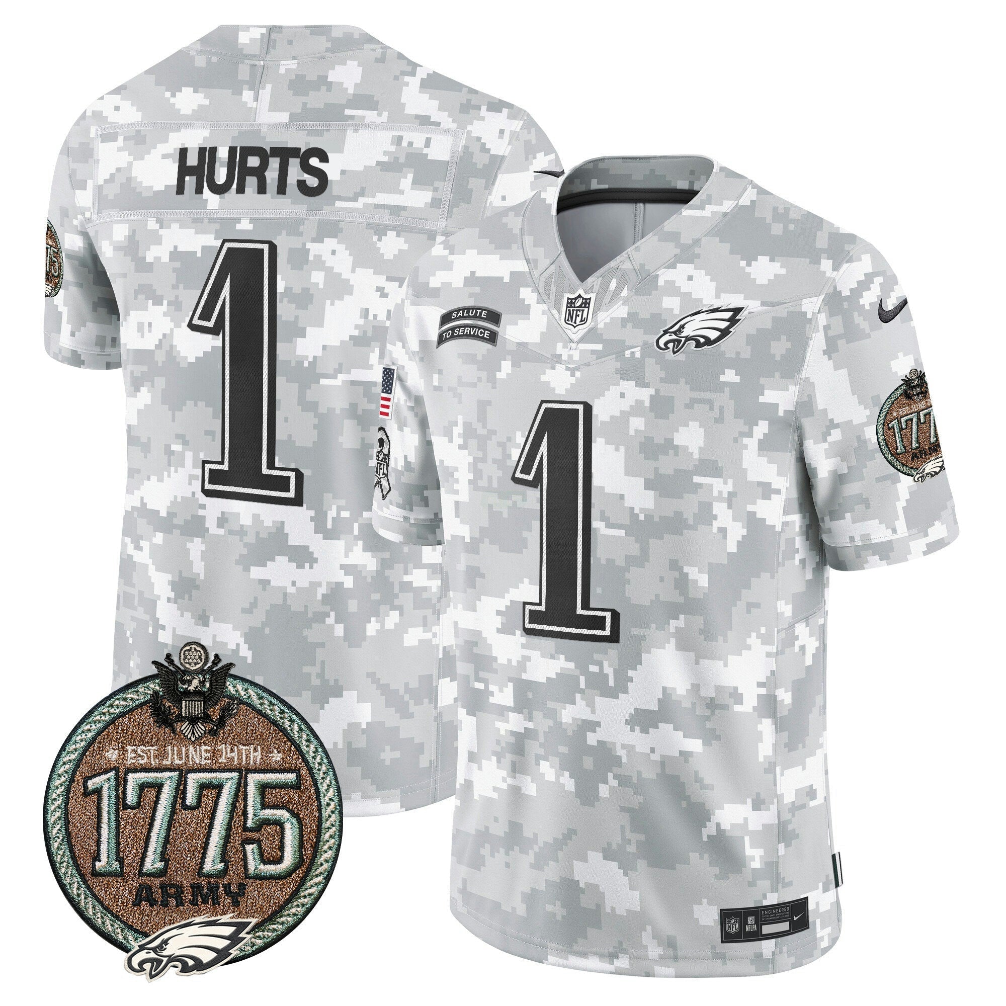Camisa NFL Men’s 2024 Salute to Service Establishment Year Patch Vapor Limited Jersey