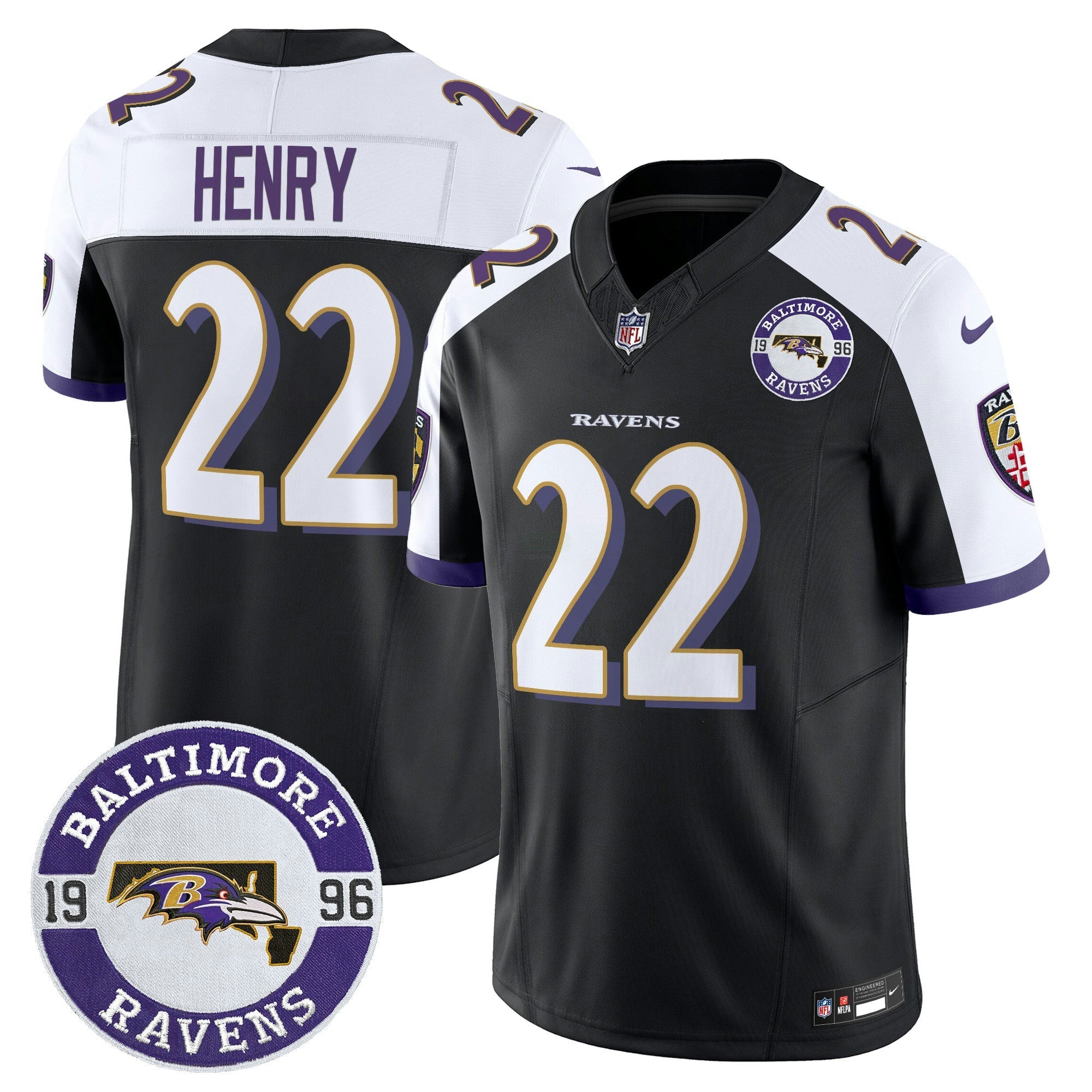 Camisa NFL Men’s 2024 Vapor Limited Jersey – Est. 1996 Patch