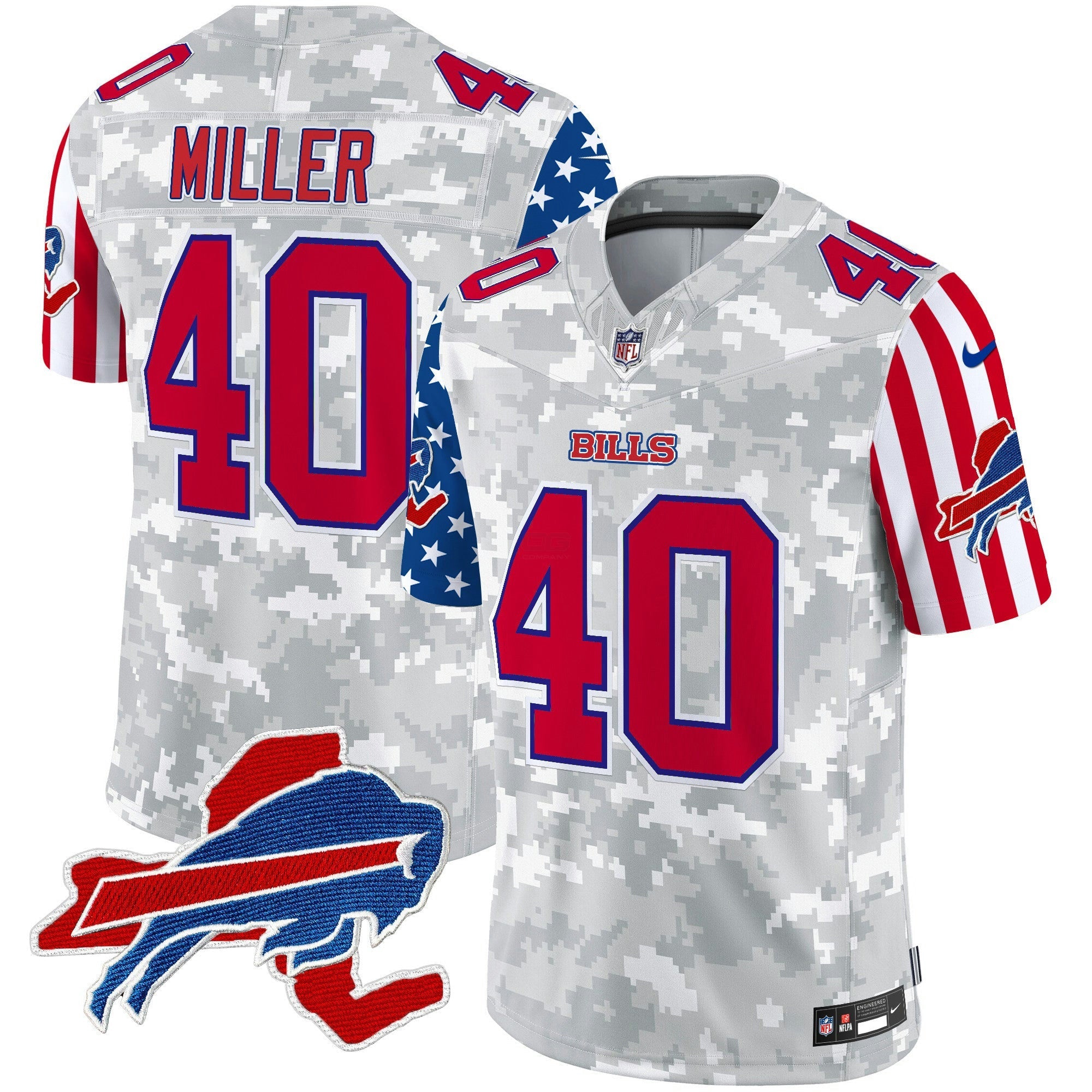 Camisa NFL Men’s 2025 Independence Day Vapor Premier Limited Jersey