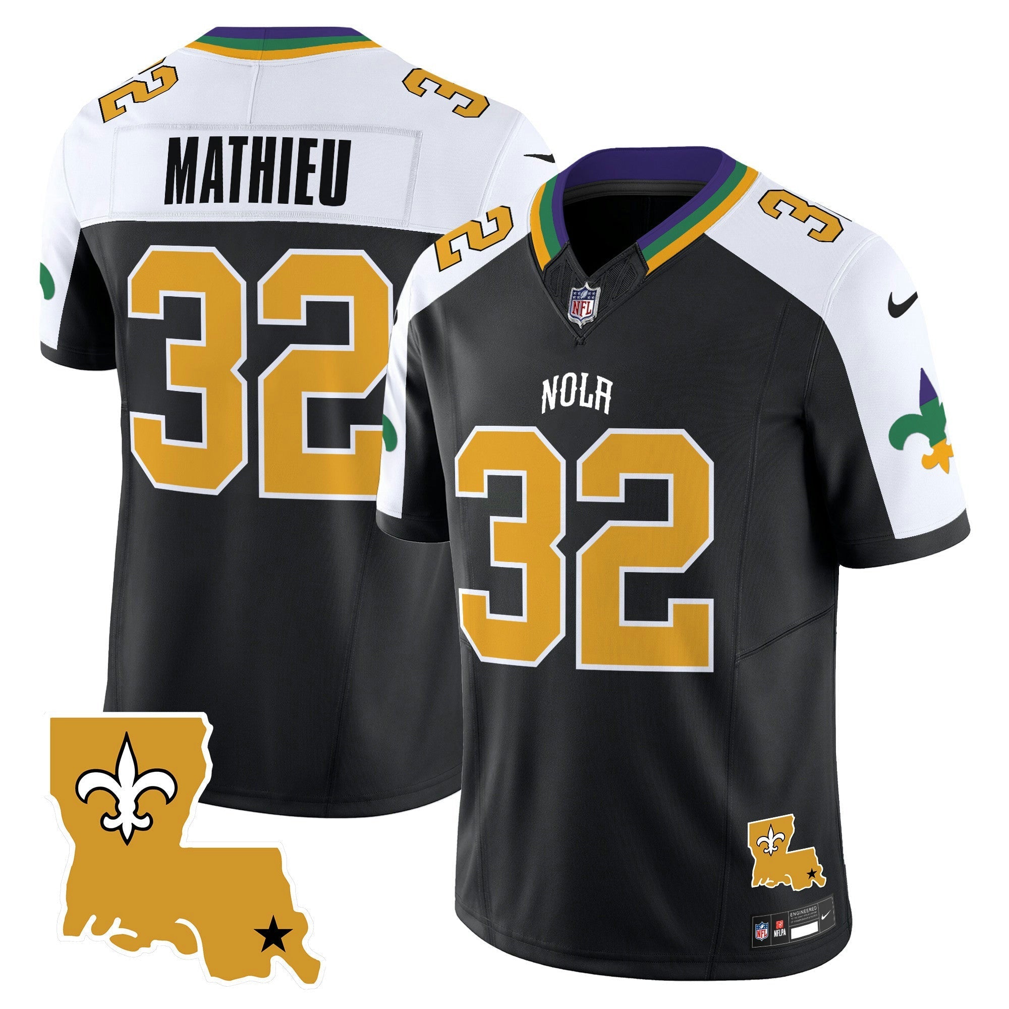 Camisa NFL Men’s 2025 New Orleans City Vapor Limited Jersey