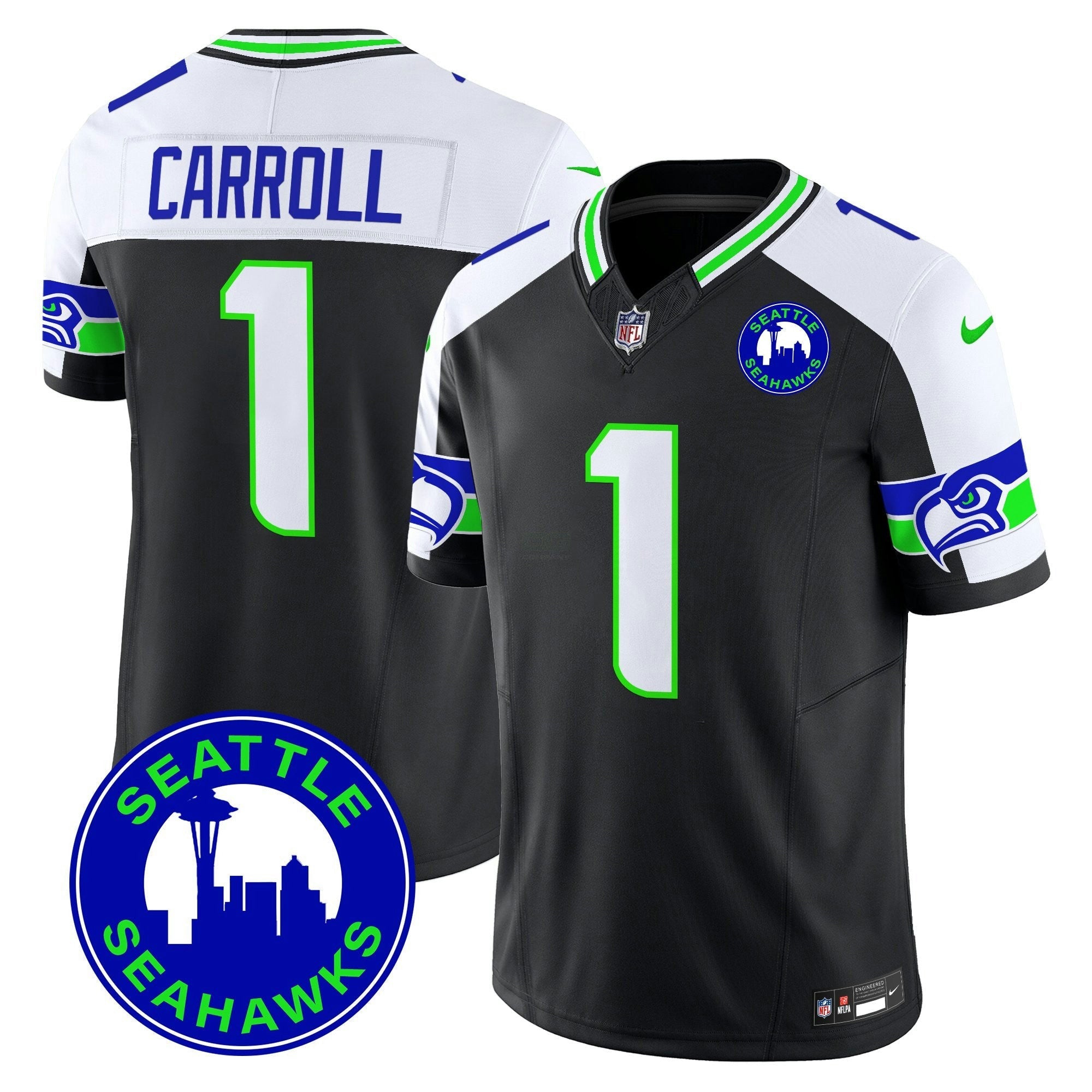 Camisa NFL Men’s 2025 Seattle City Patch Vapor Limited Jersey