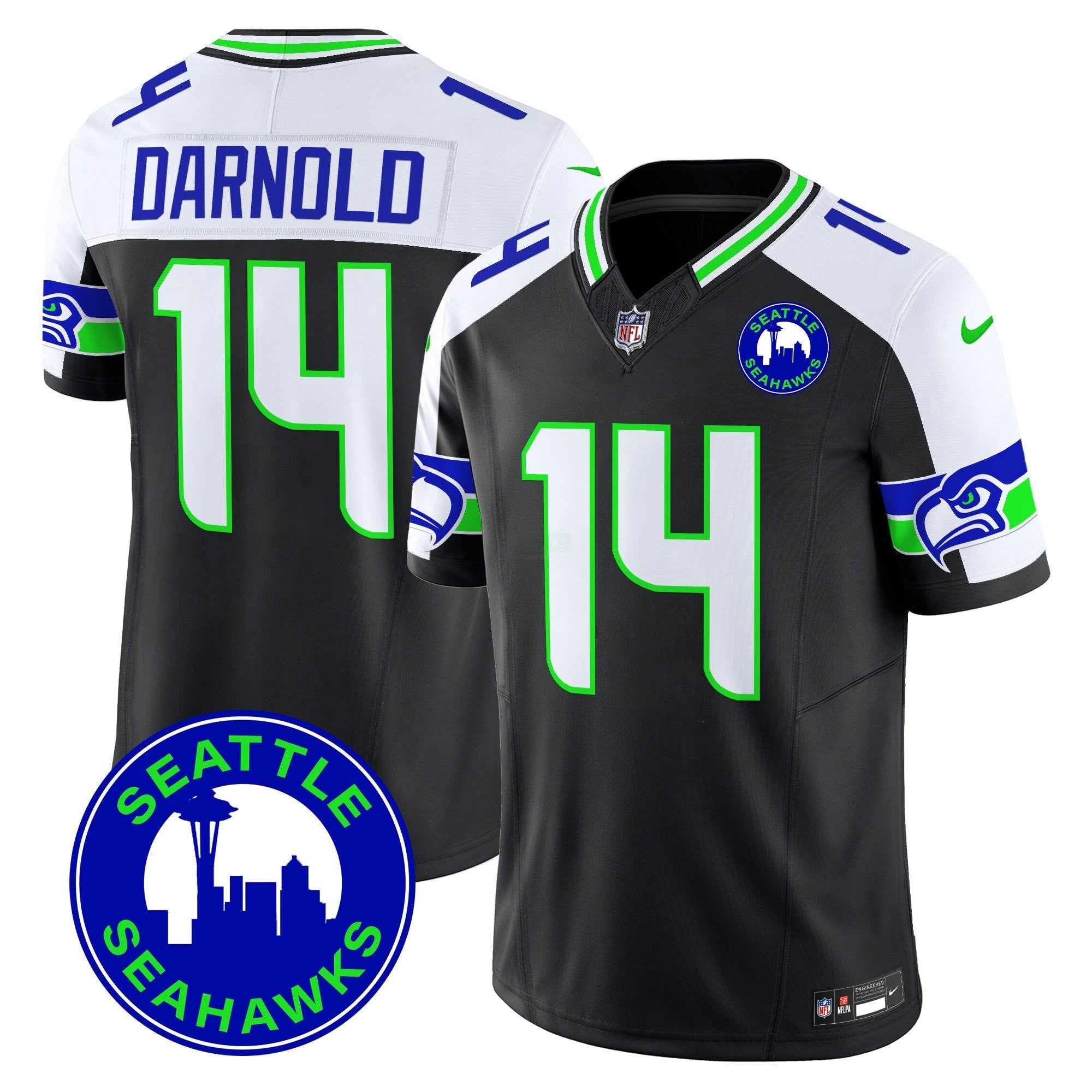 Camisa NFL Men’s 2025 Seattle City Patch Vapor Limited Jersey