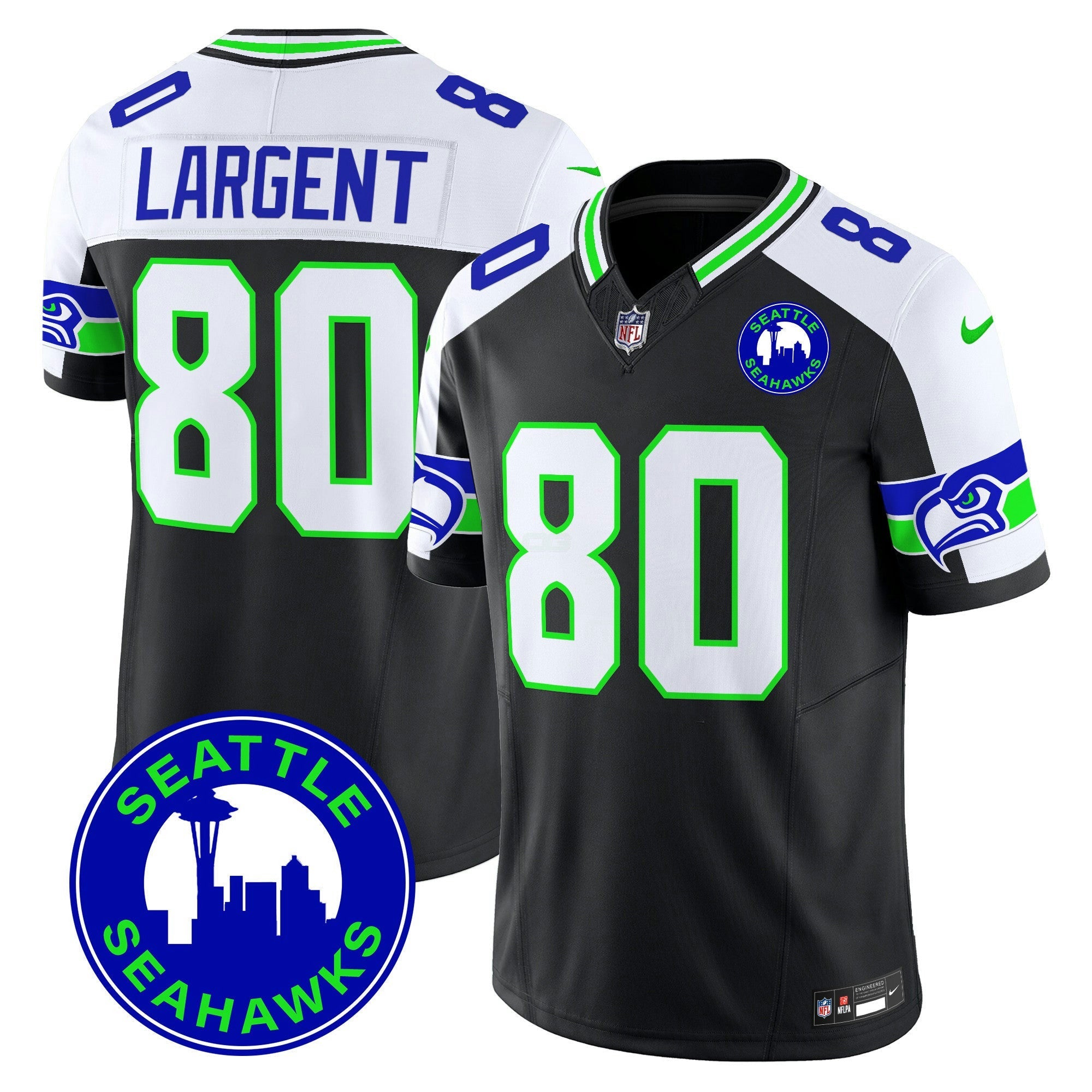 Camisa NFL Men’s 2025 Seattle City Patch Vapor Limited Jersey