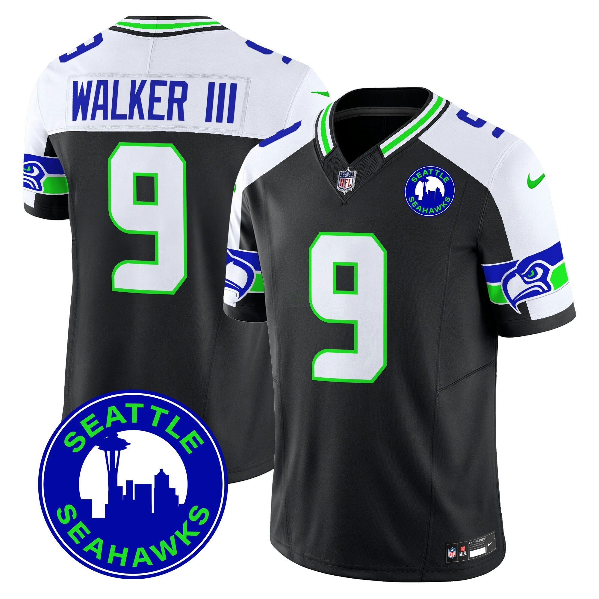 Camisa NFL Men’s 2025 Seattle City Patch Vapor Limited Jersey