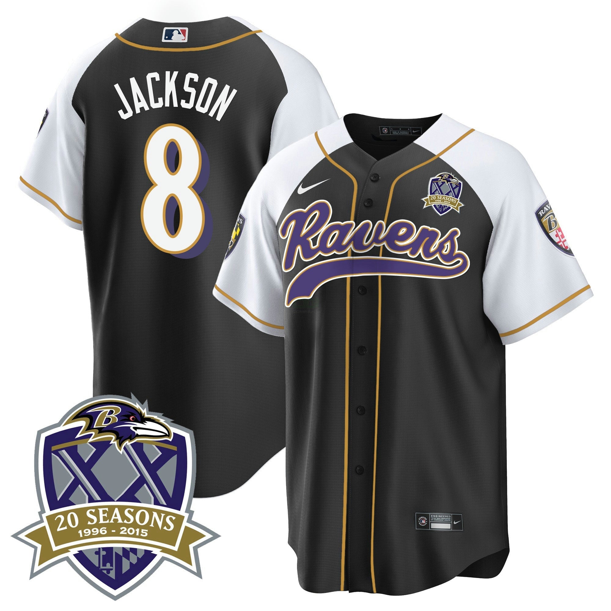 Camisa NFL Men’s 20th Season Patch Jersey