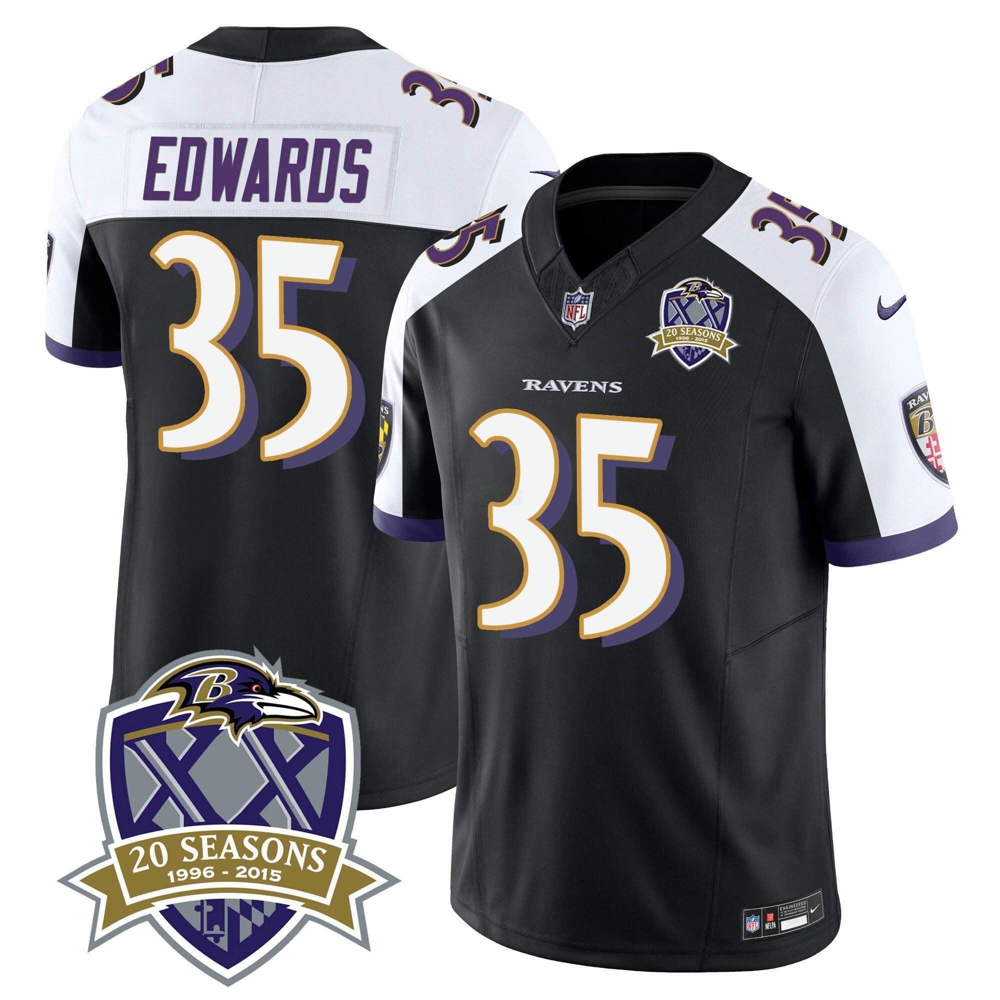 Camisa NFL Men’s 20th Season Patch Vapor Limited Jersey