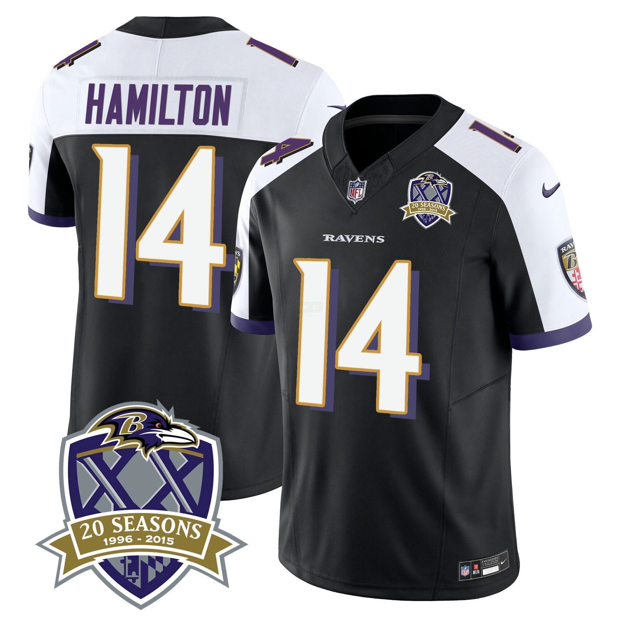 Camisa NFL Men’s 20th Season Patch Vapor Limited Jersey