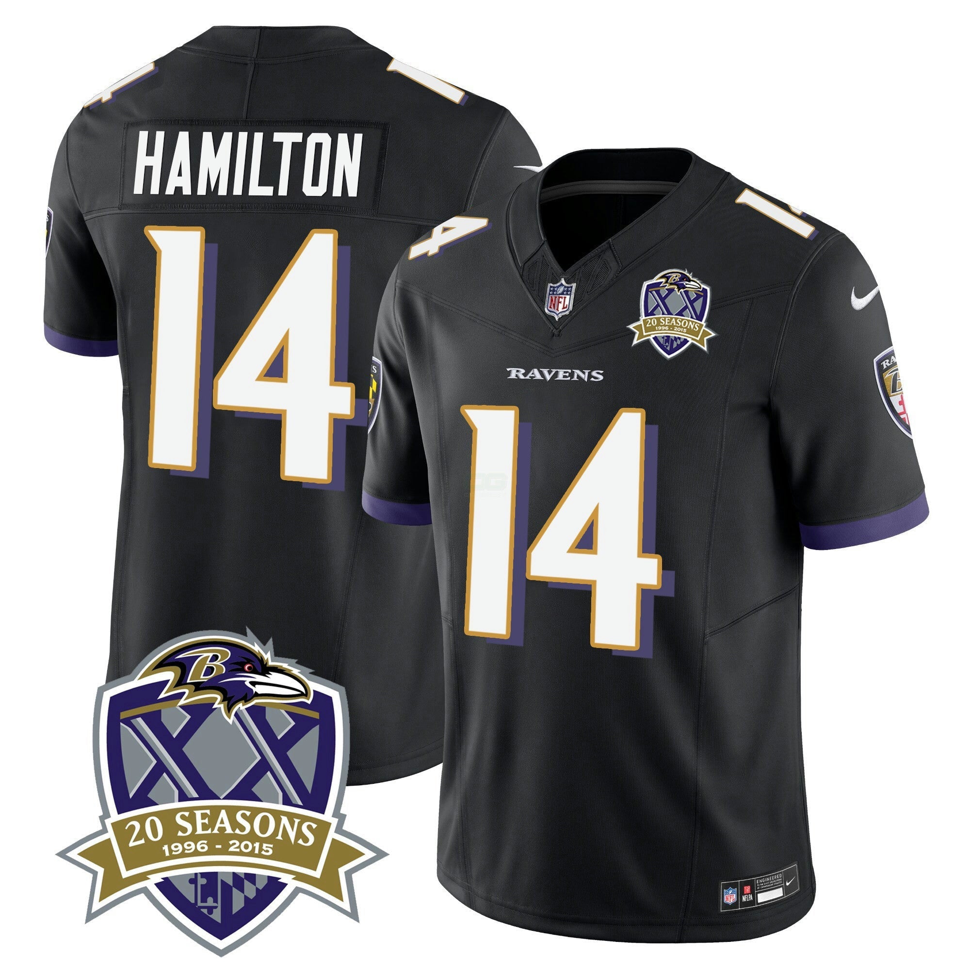 Camisa NFL Men’s 20th Season Patch Vapor Limited Jersey