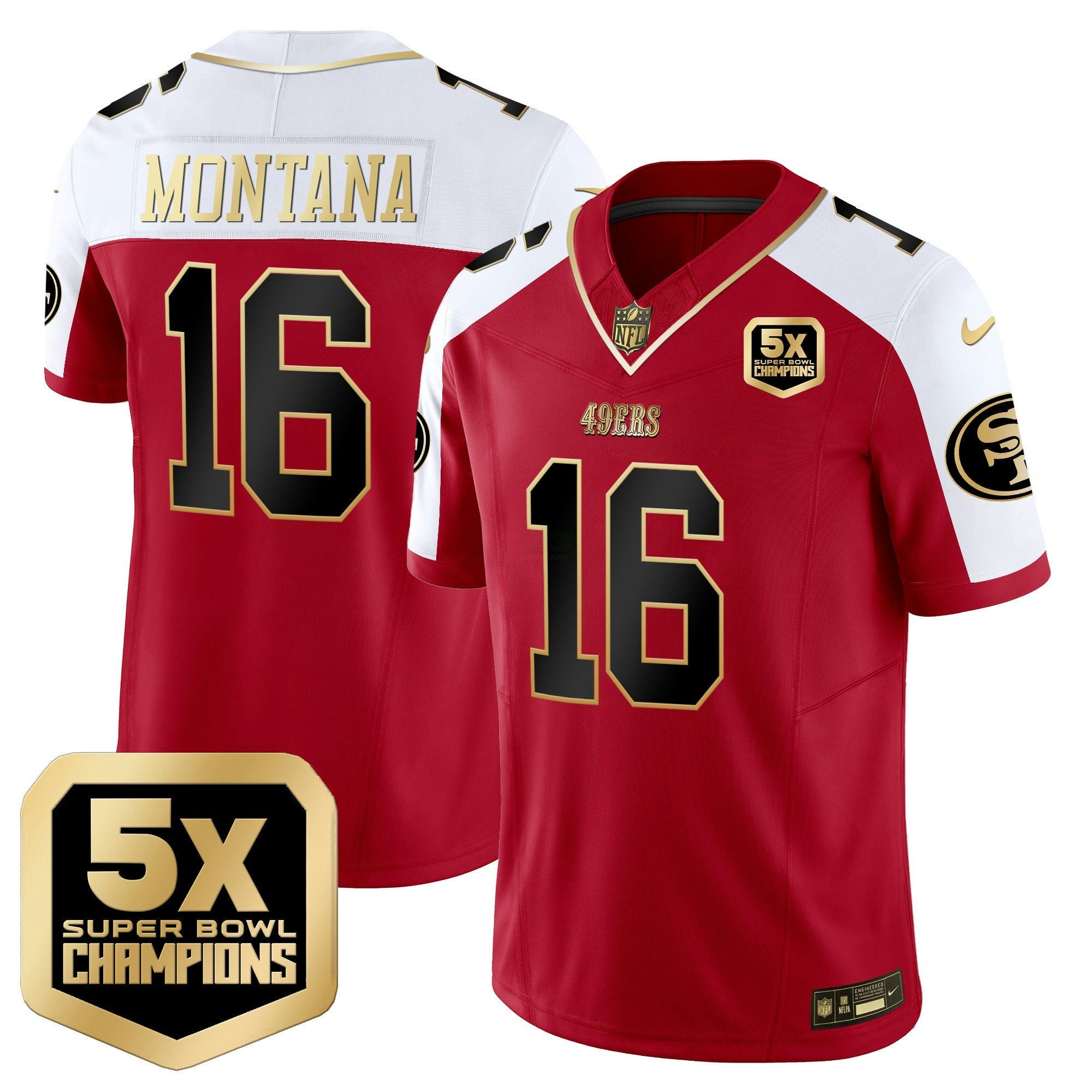 Camisa NFL Men’s 5x Super Bowl Champions Vapor Limited Jersey