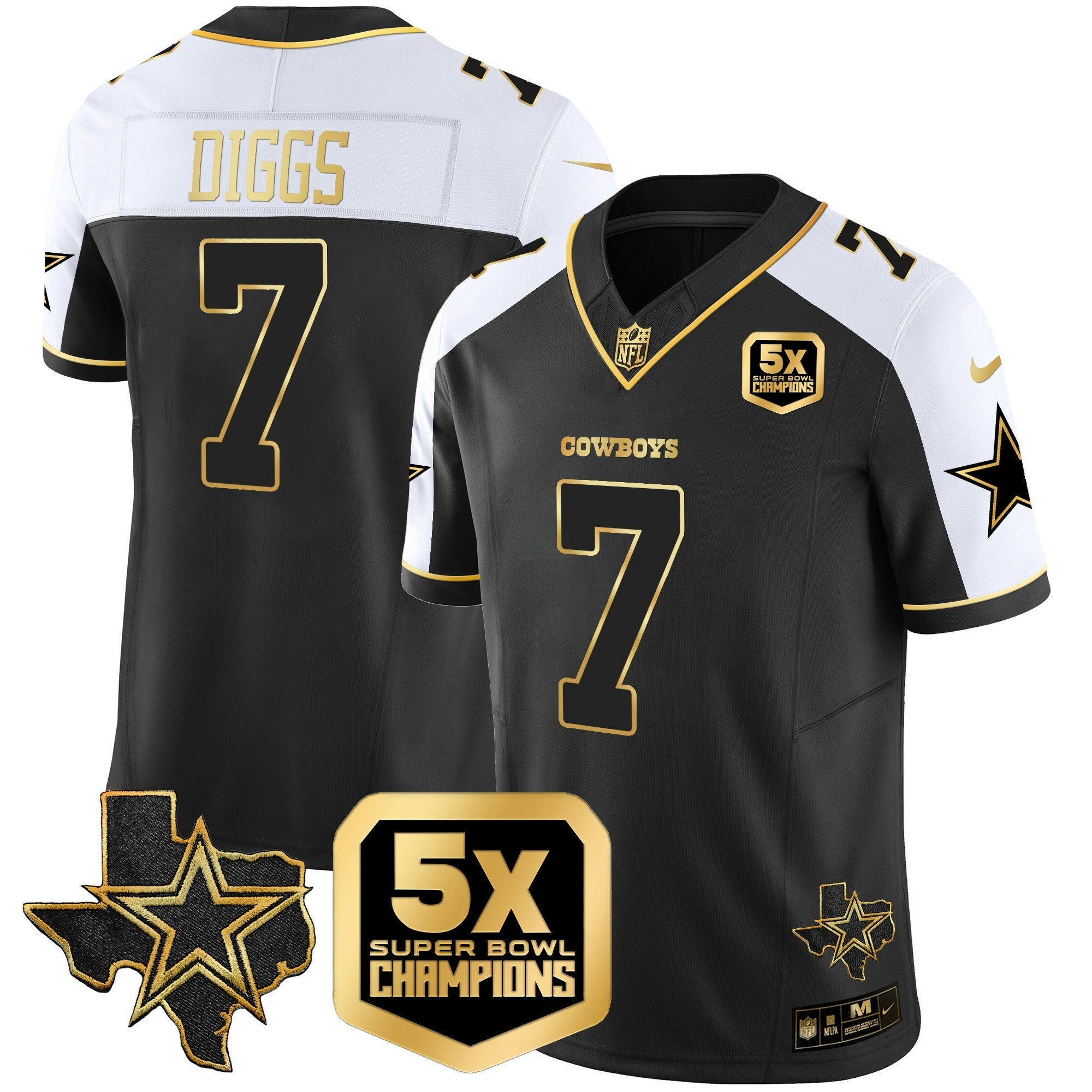 Camisa NFL Men’s 5x Super Bowl Champions Vapor Limited Jersey