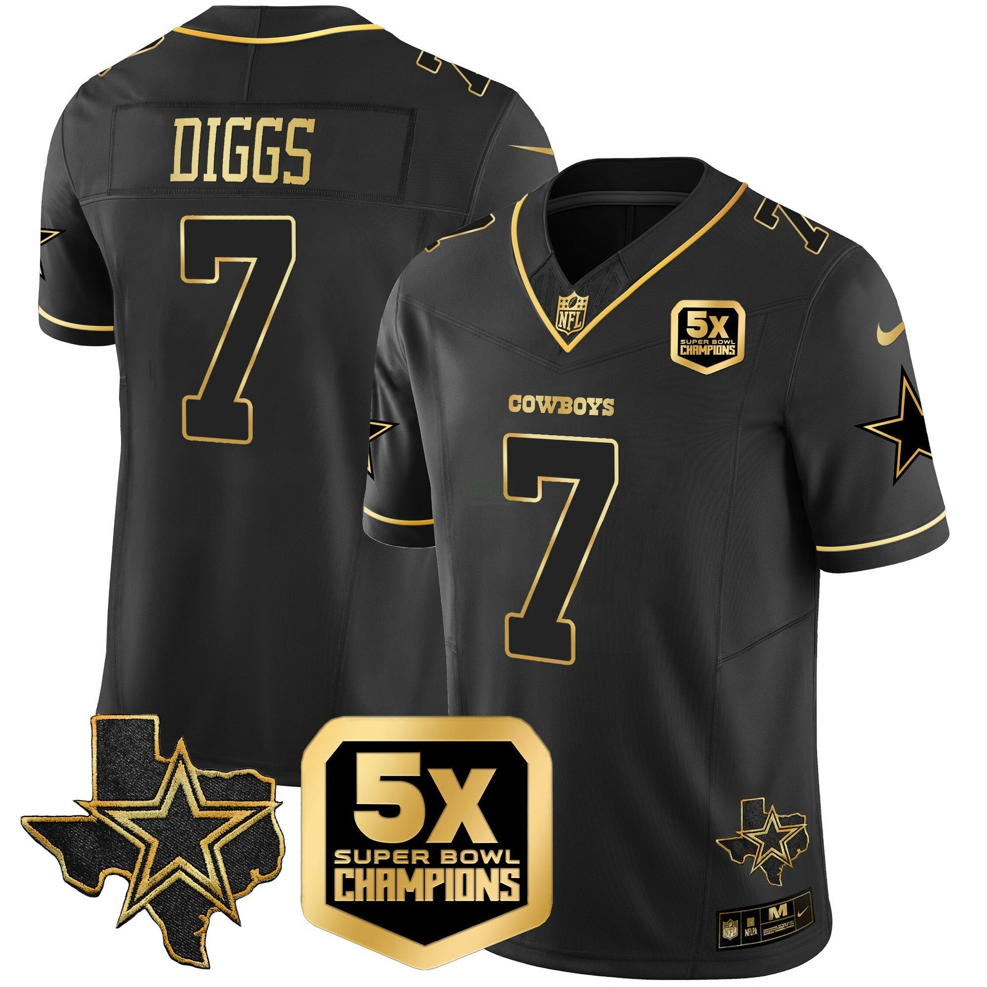Camisa NFL Men’s 5x Super Bowl Champions Vapor Limited Jersey