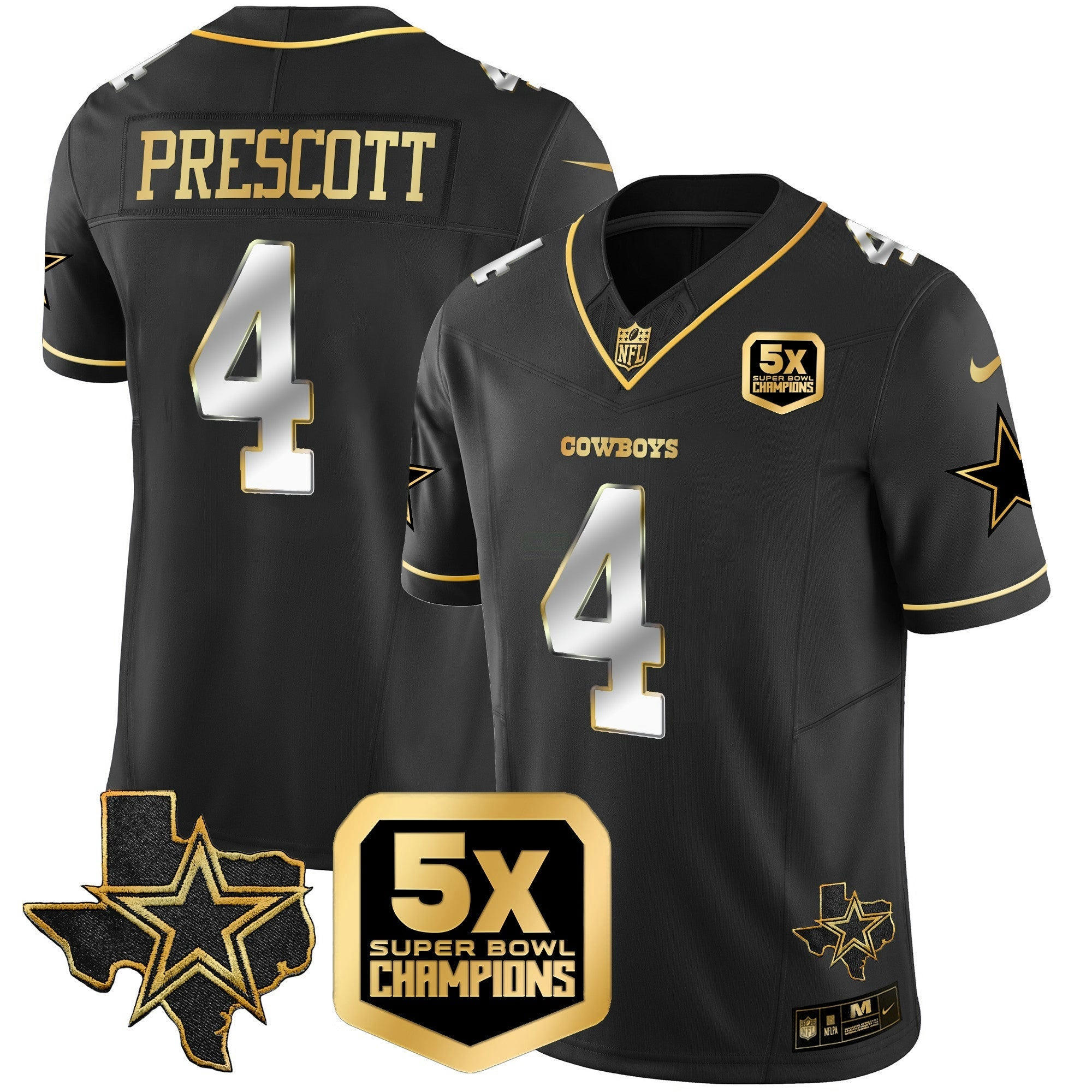Camisa NFL Men’s 5x Super Bowl Champions Vapor Limited Jersey