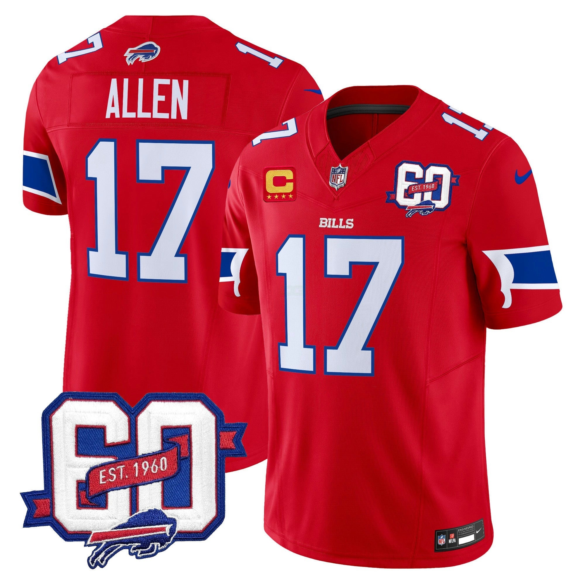 Camisa NFL Men’s 60th Anniversary Patch Vapor Limited Jersey