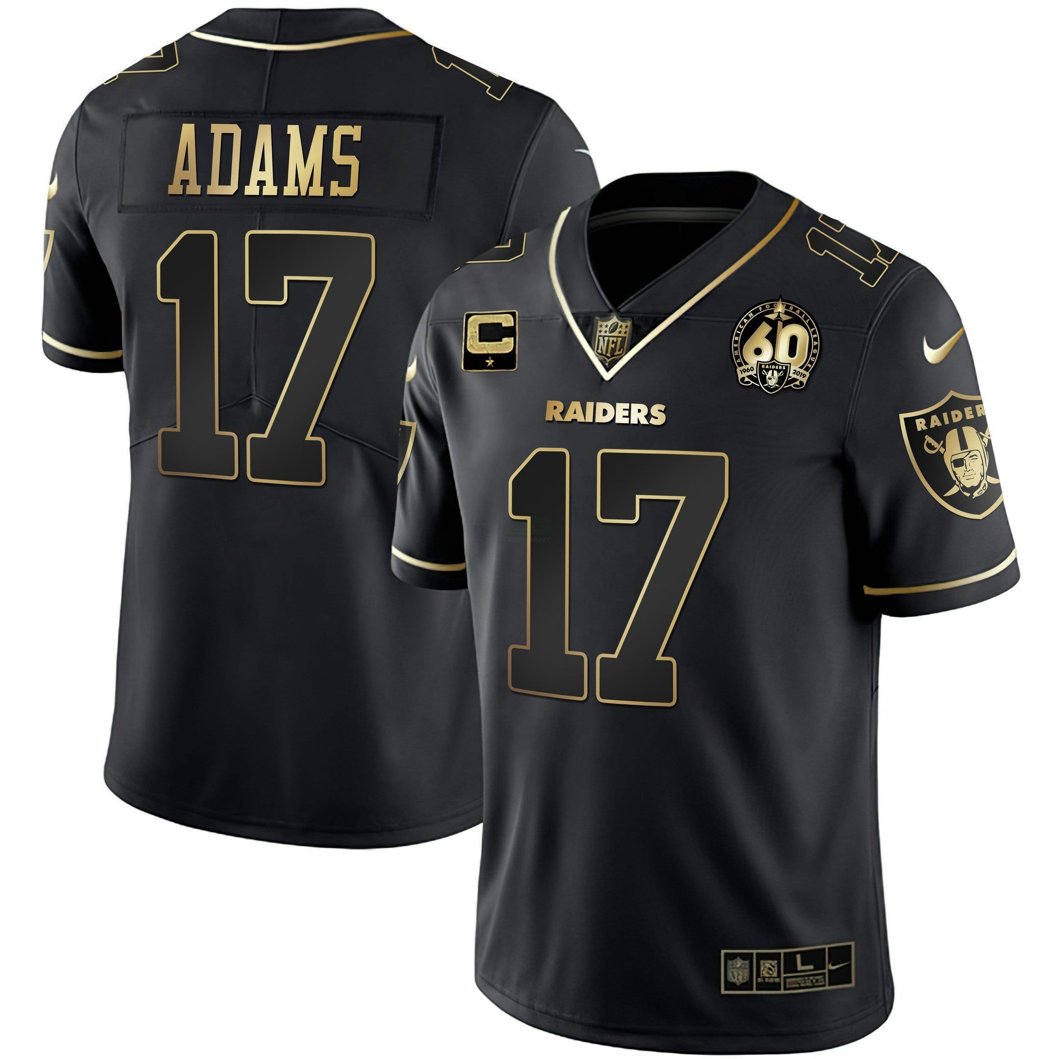 Camisa NFL Men’s 60th Season Patch Dourada & Split
