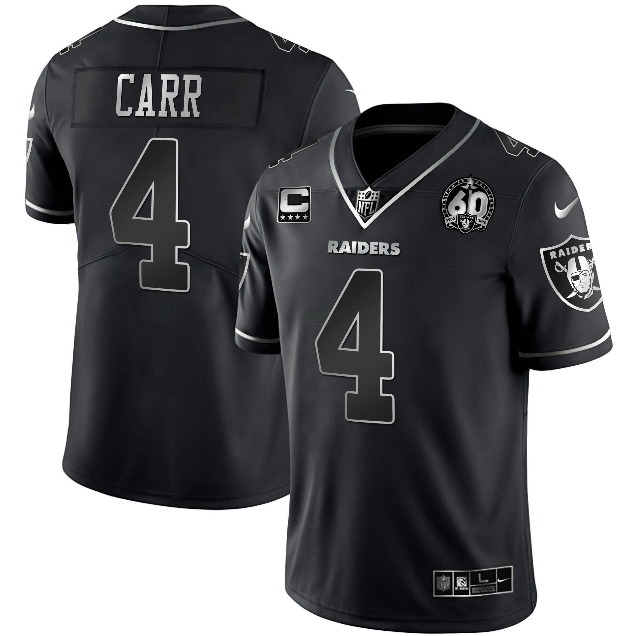Camisa NFL Men’s 60th Season Patch Dourada & Split
