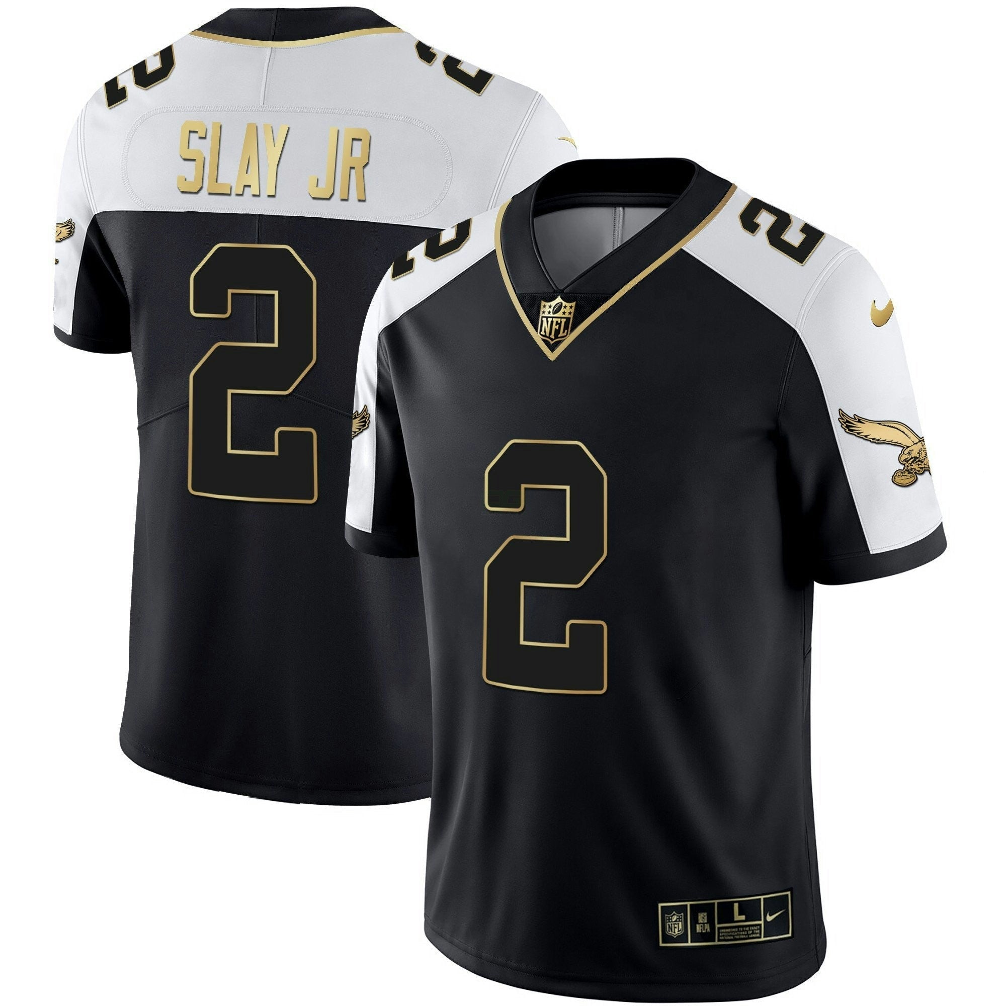 Camisa NFL Men’s Alternativa Kelly Green & Dourada Jersey