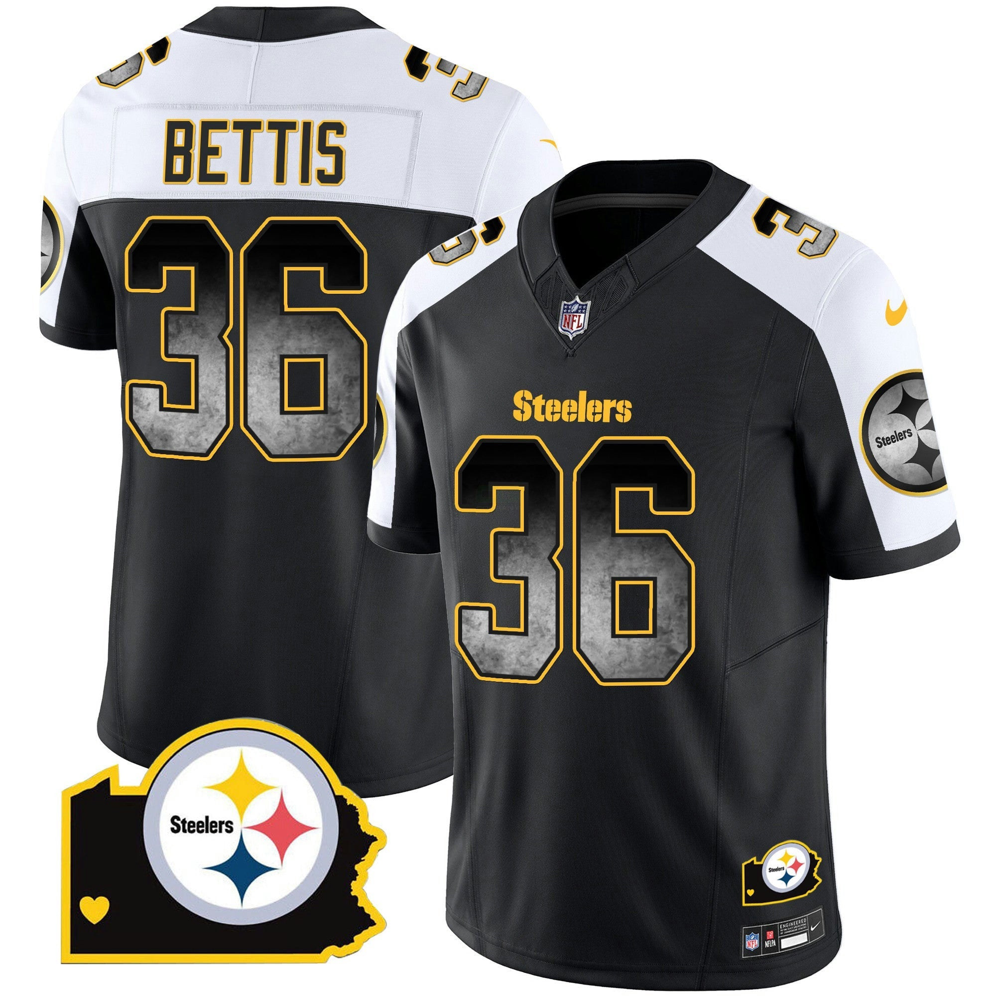 Camisa NFL Men’s Arch Smoke Home Patch Vapor Jersey