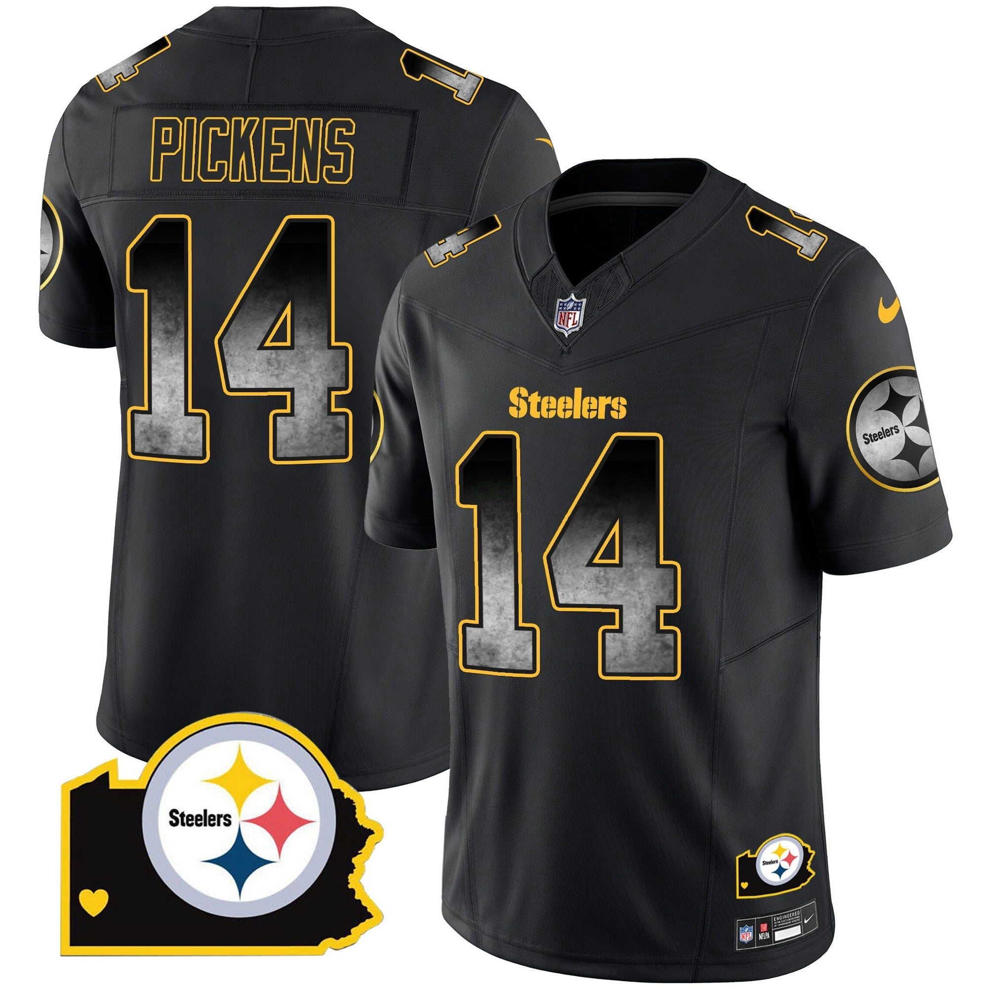 Camisa NFL Men’s Arch Smoke Home Patch Vapor Jersey