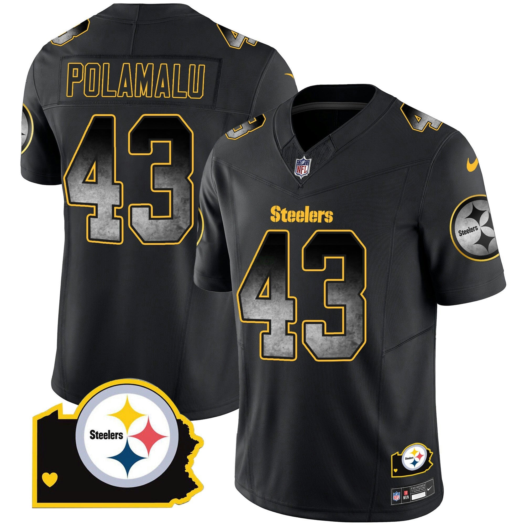 Camisa NFL Men’s Arch Smoke Home Patch Vapor Jersey