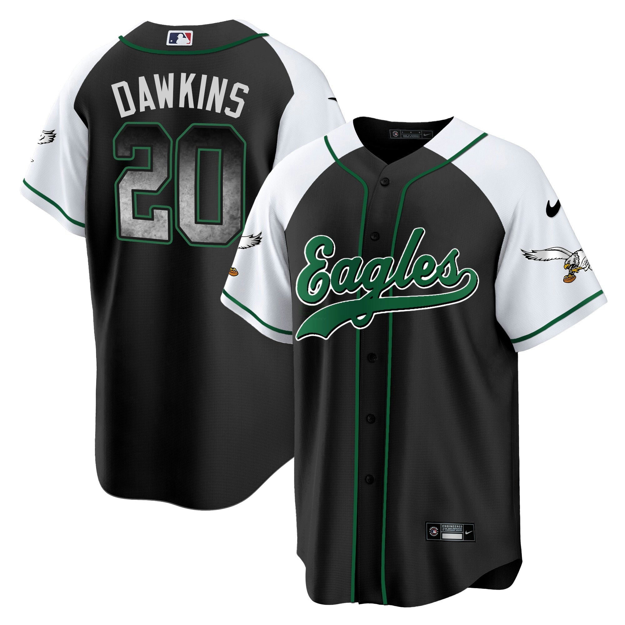 Camisa NFL Men’s Arch Smoke Kelly Green Jersey