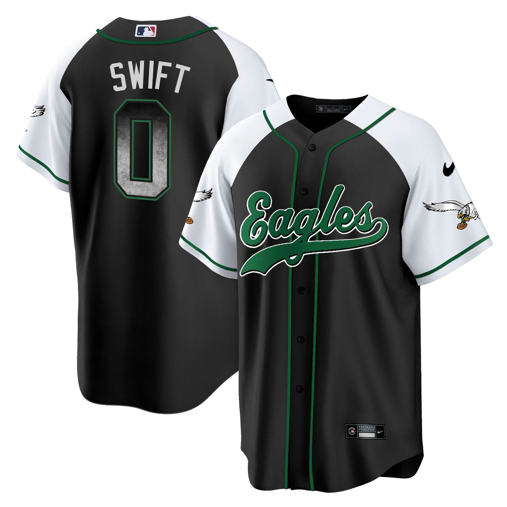 Camisa NFL Men’s Arch Smoke Kelly Green Jersey