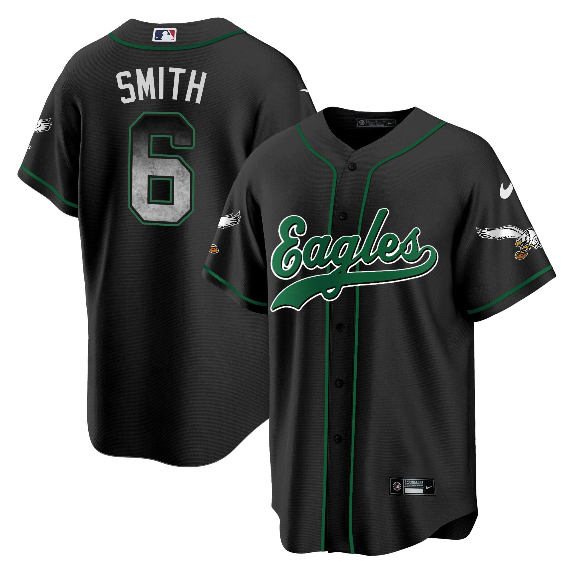 Camisa NFL Men’s Arch Smoke Kelly Green Jersey