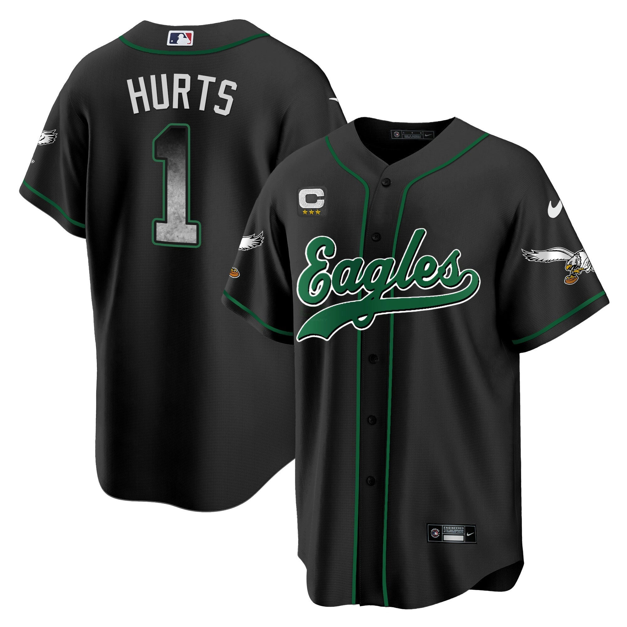 Camisa NFL Men’s Arch Smoke Kelly Green Jersey