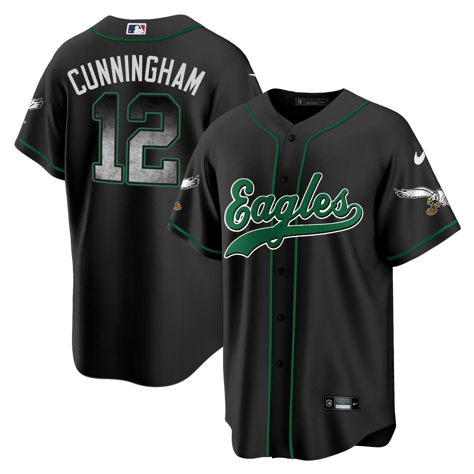Camisa NFL Men’s Arch Smoke Kelly Green Jersey