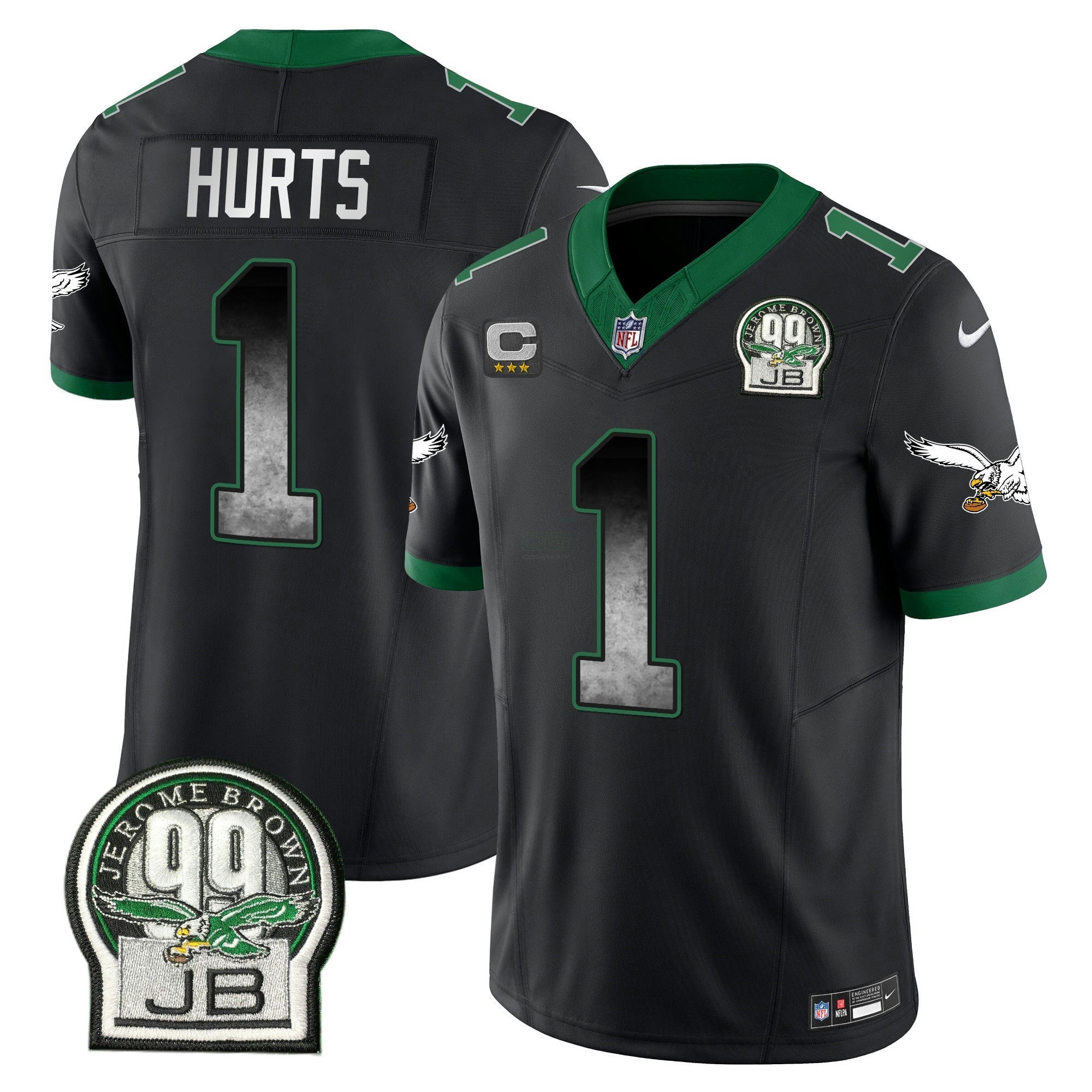 Camisa NFL Men’s Arch Smoke Kelly Green Vapor Jersey