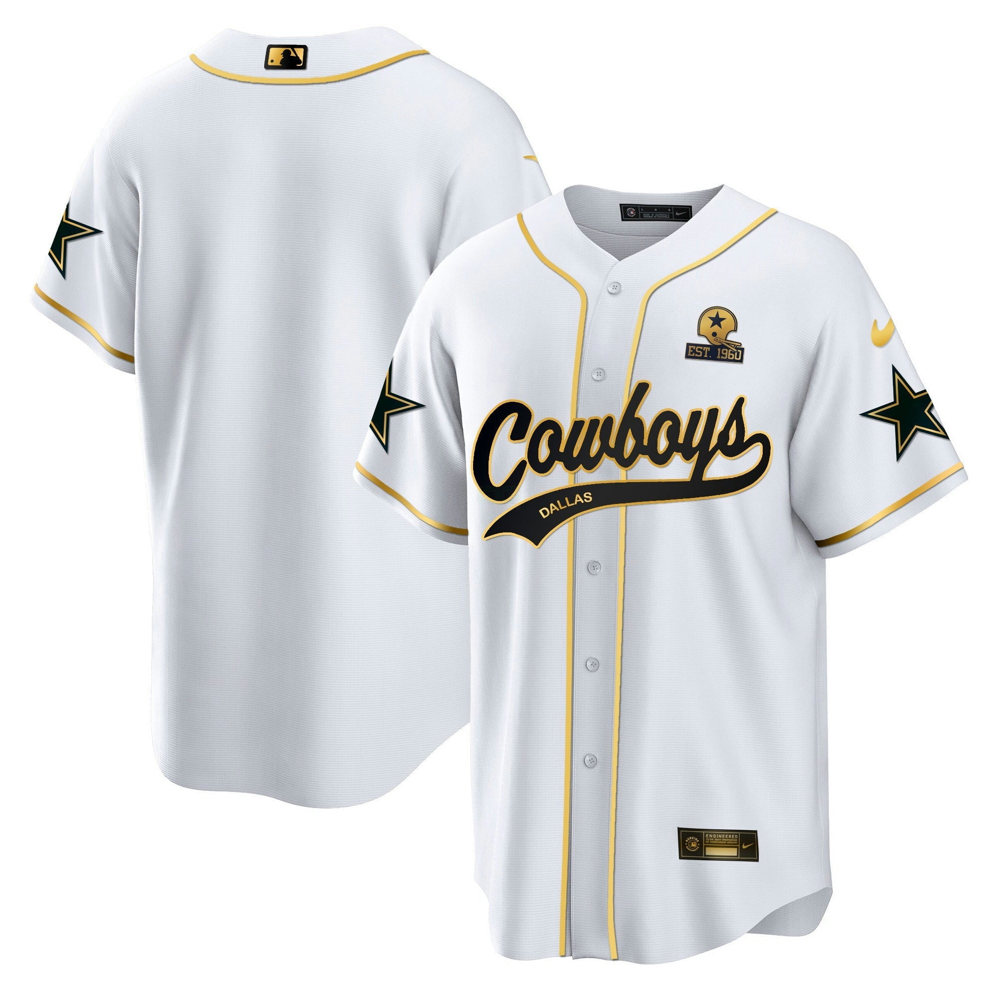 Camisa NFL Men’s Baseball Gold Jersey