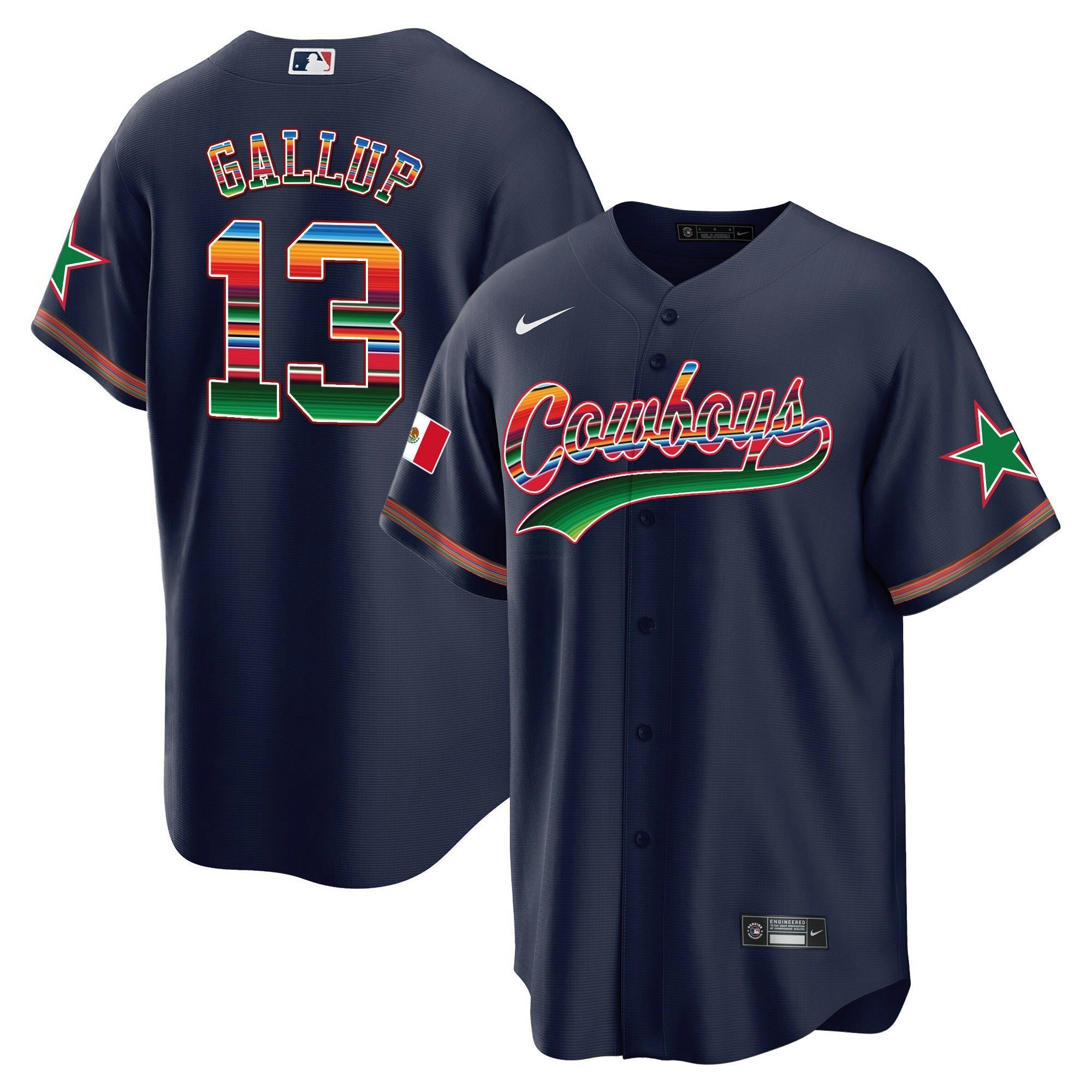Camisa NFL Men’s Baseball Mexico Jersey