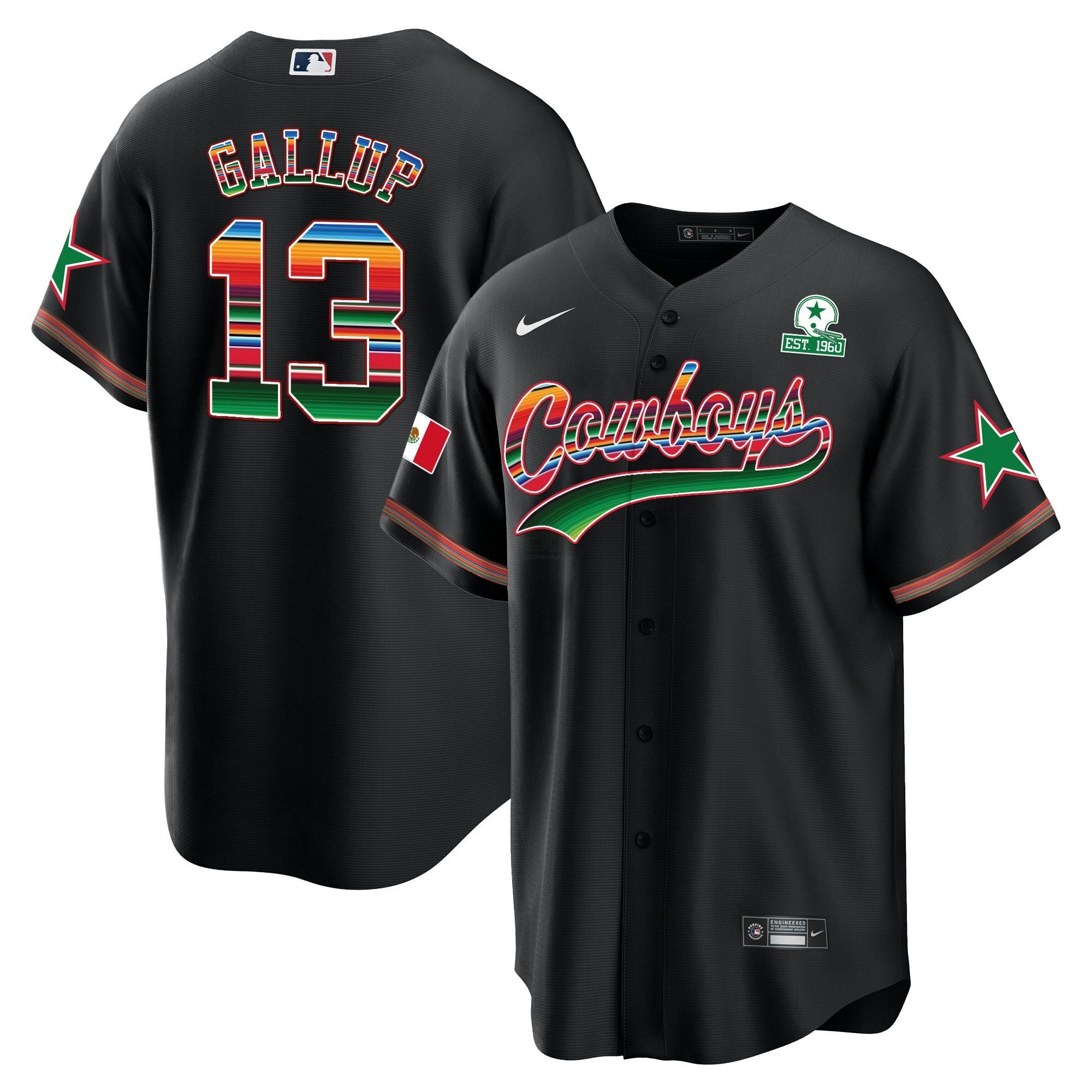 Camisa NFL Men’s Baseball Mexico Jersey