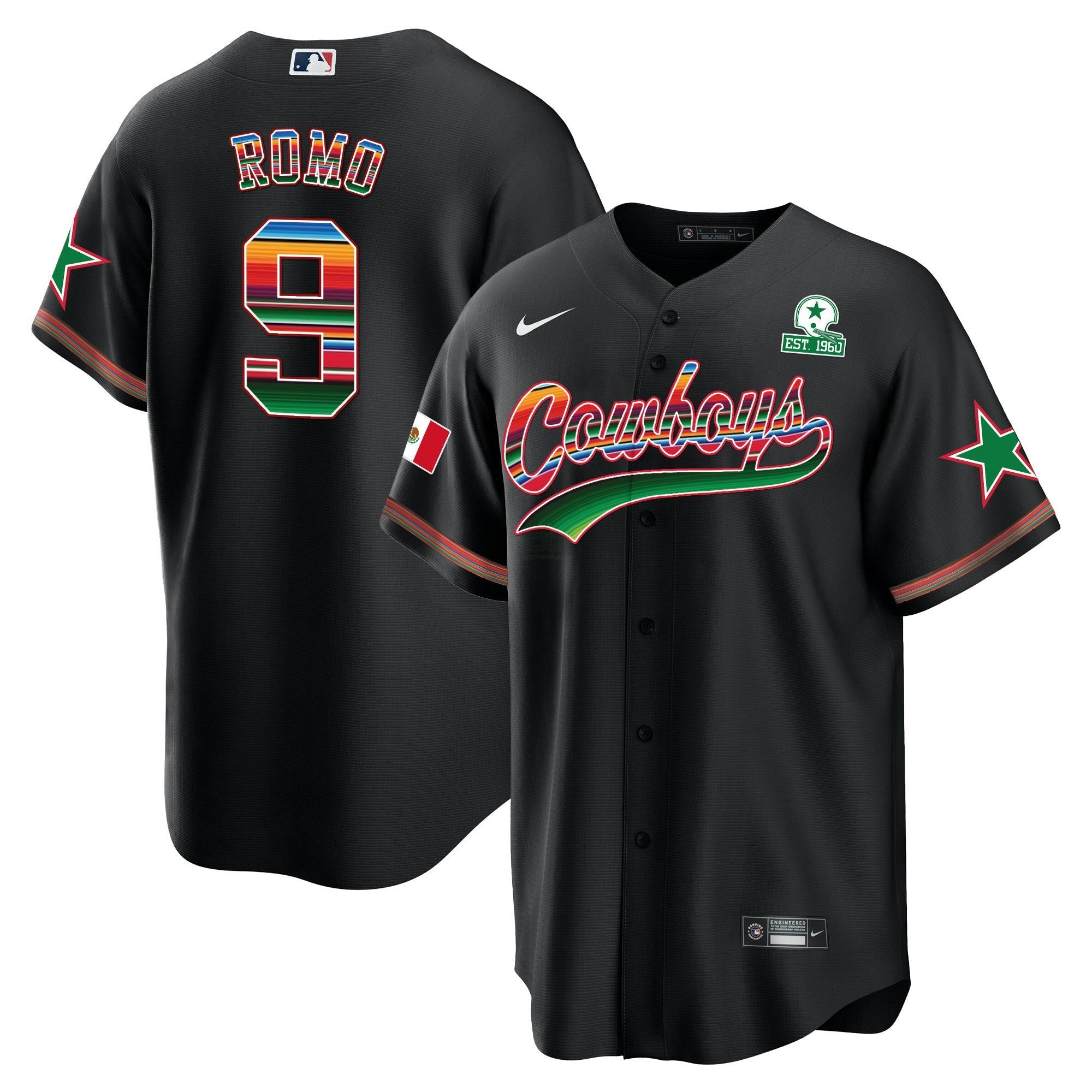 Camisa NFL Men’s Baseball Mexico Jersey