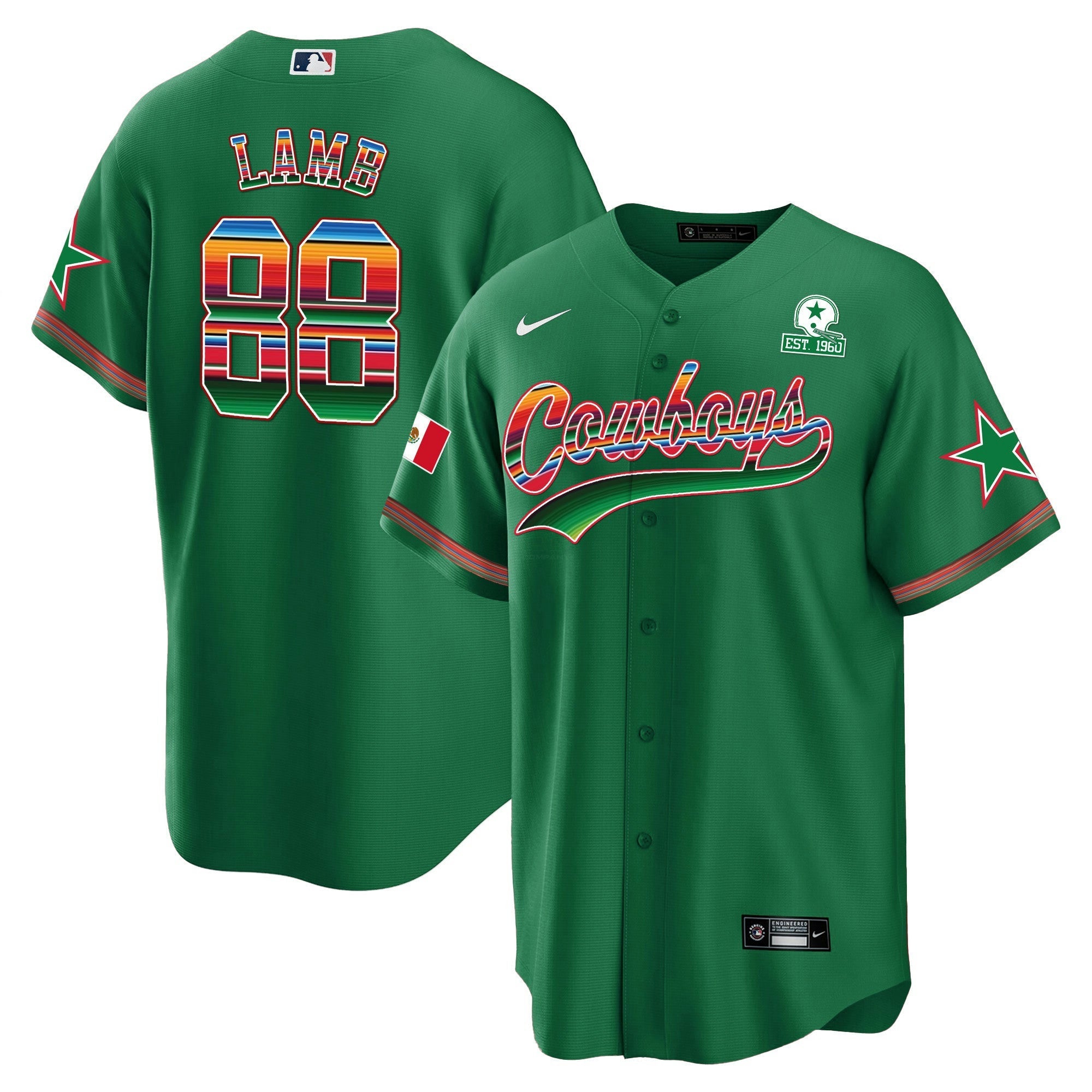 Camisa NFL Men’s Baseball Mexico Jersey