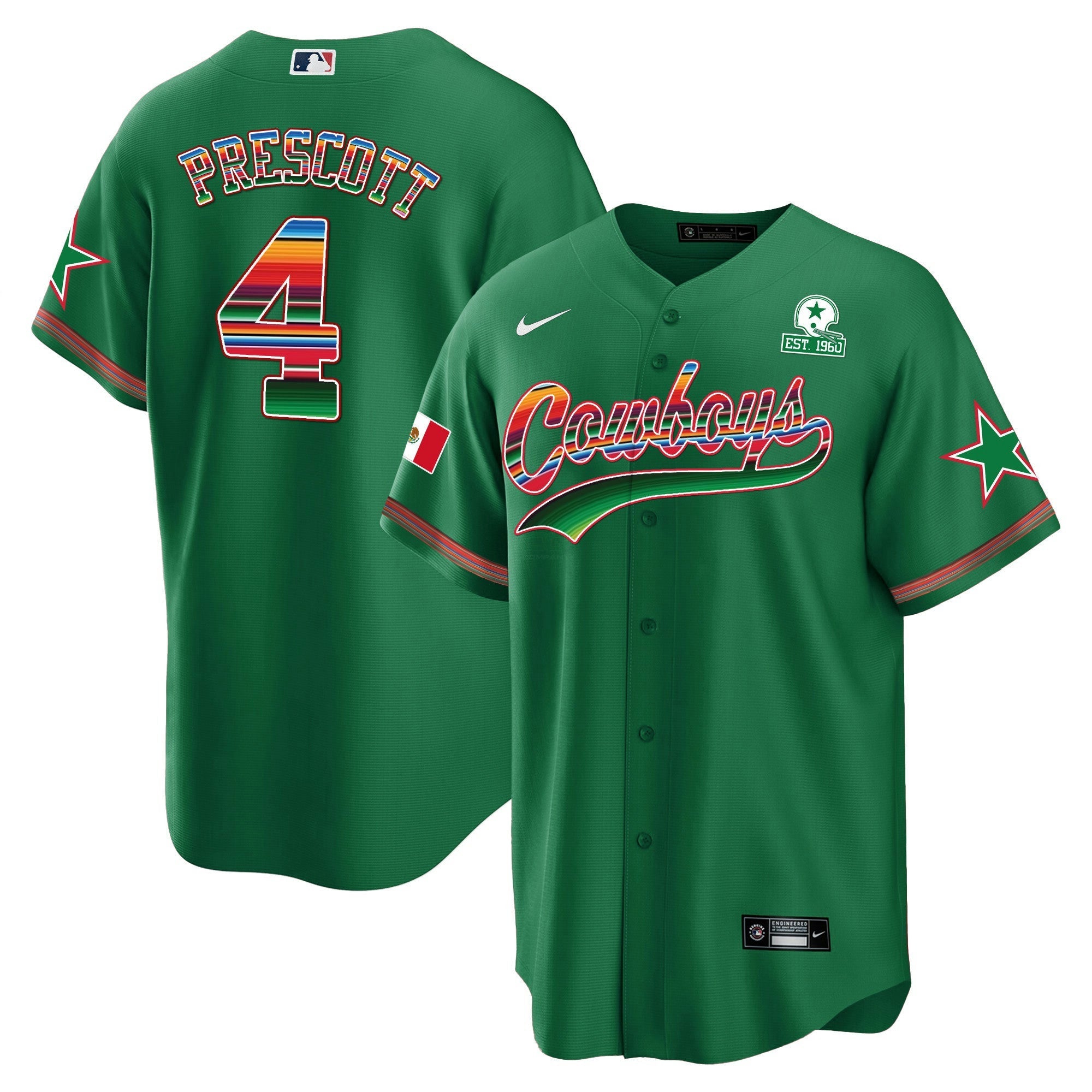 Camisa NFL Men’s Baseball Mexico Jersey