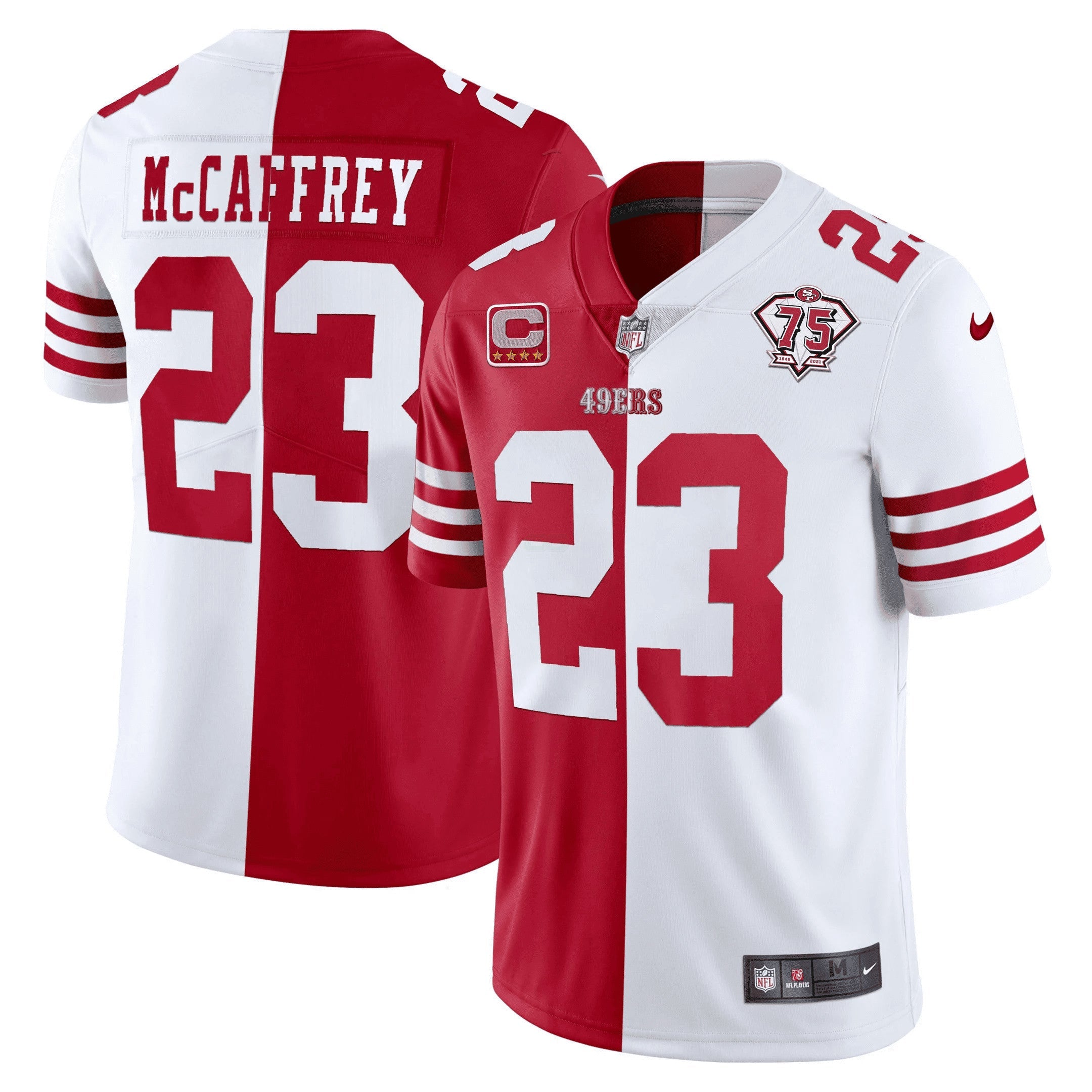 Camisa NFL Men’s Branca Dourada & Preta Dourada