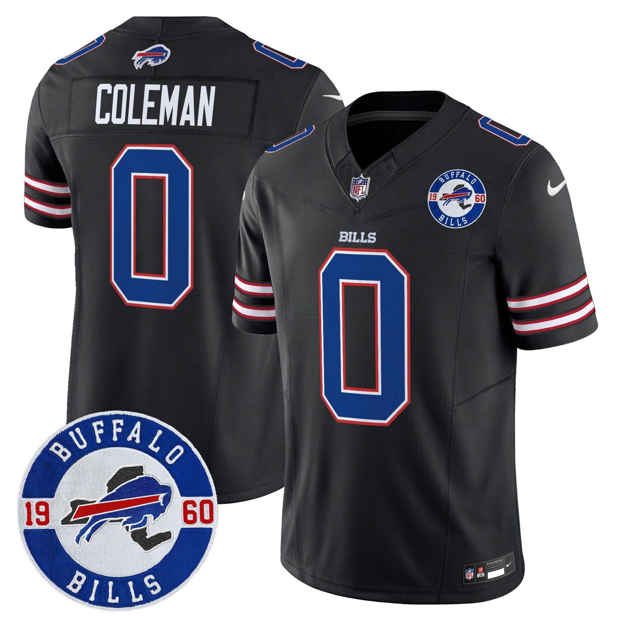 Camisa NFL Men’s Buffalo 2024 Vapor Limited Jersey – Est. 1960 Patch